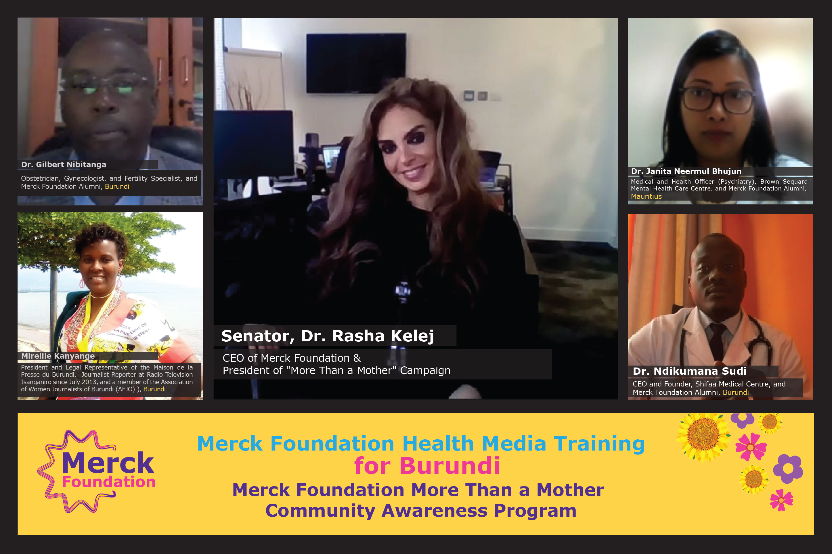 Merck Foundation Health Media Training Burundi
