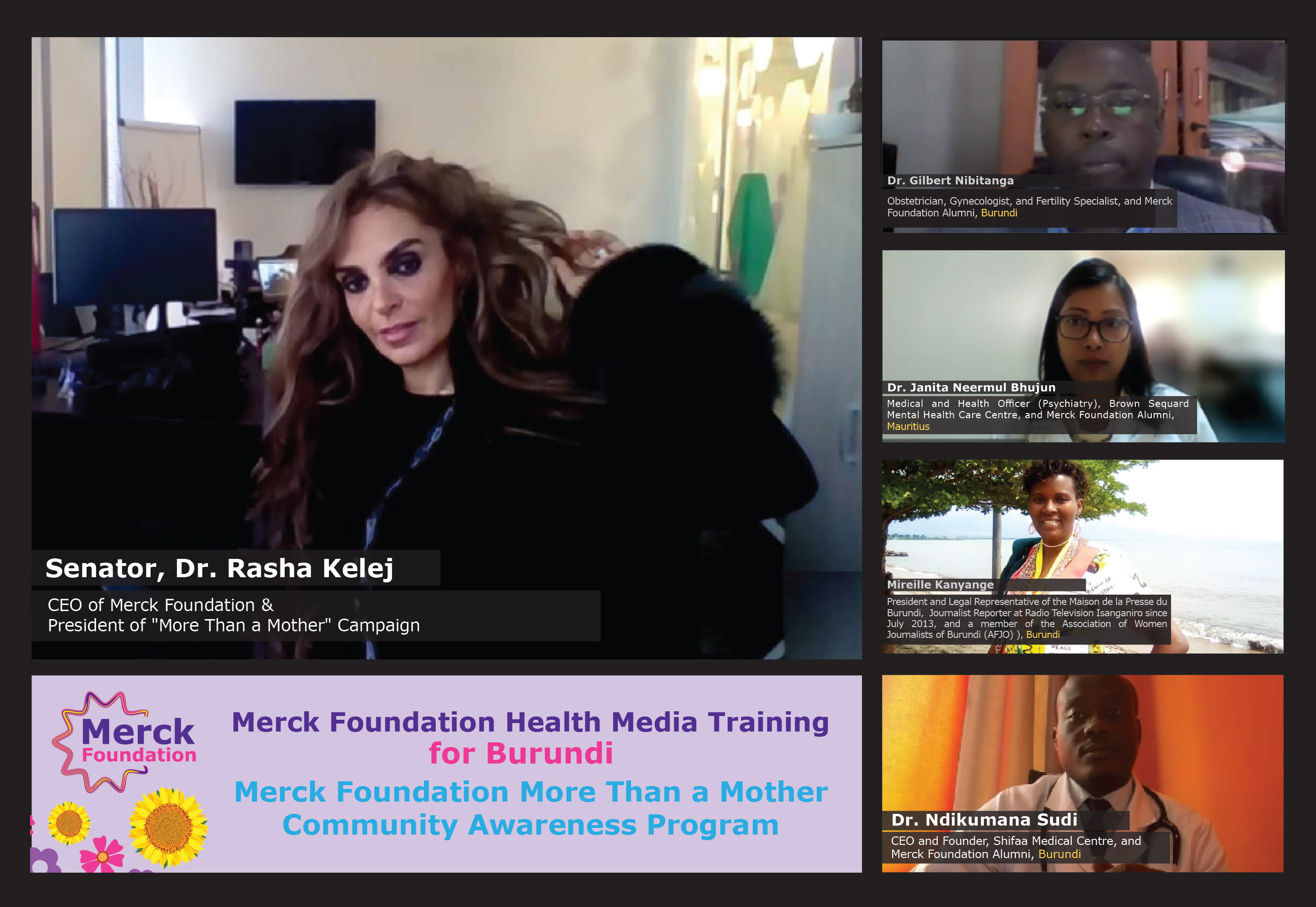 Merck Foundation Health Media Training Burundi