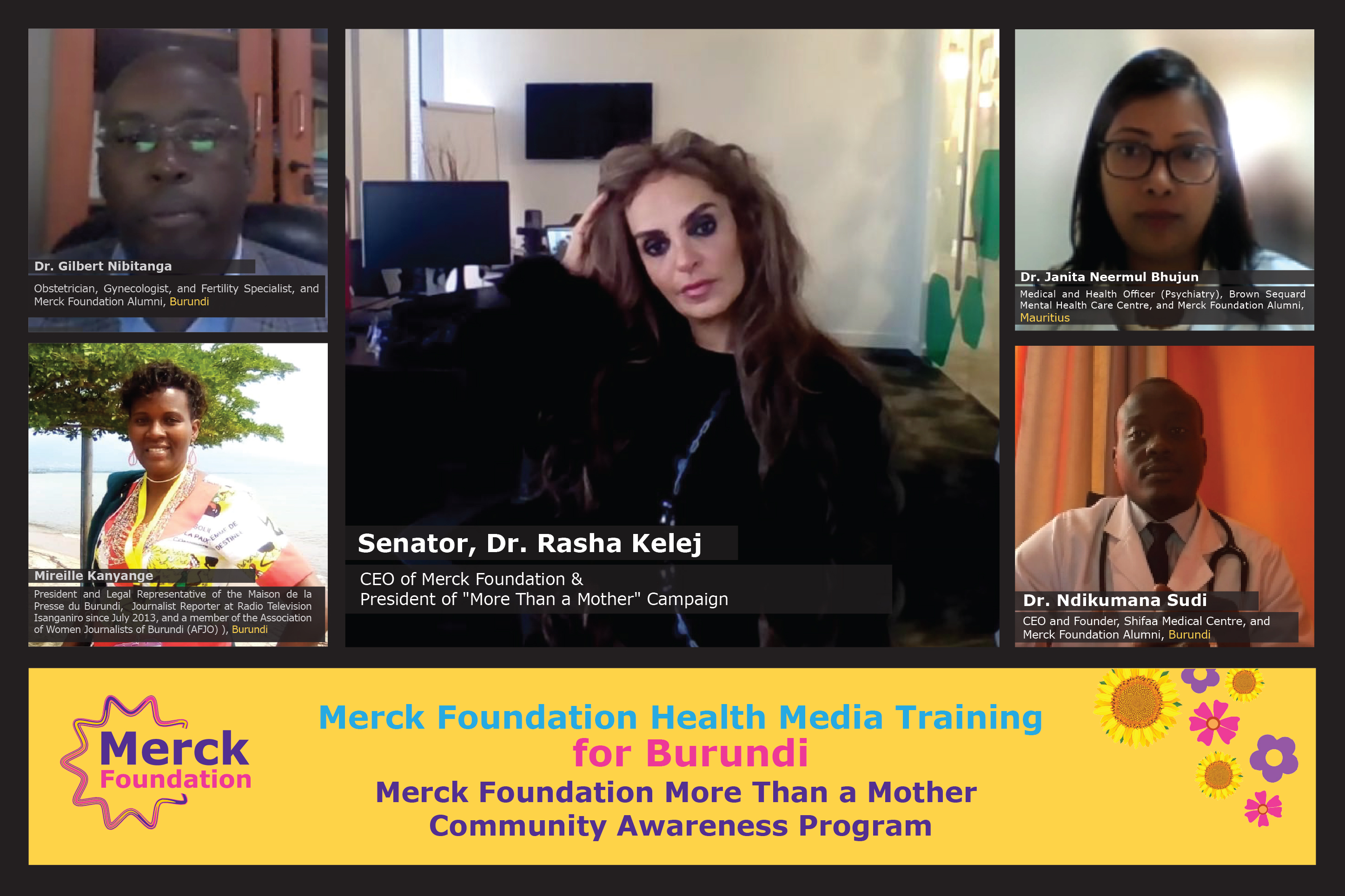 Merck Foundation Health Media Training Burundi