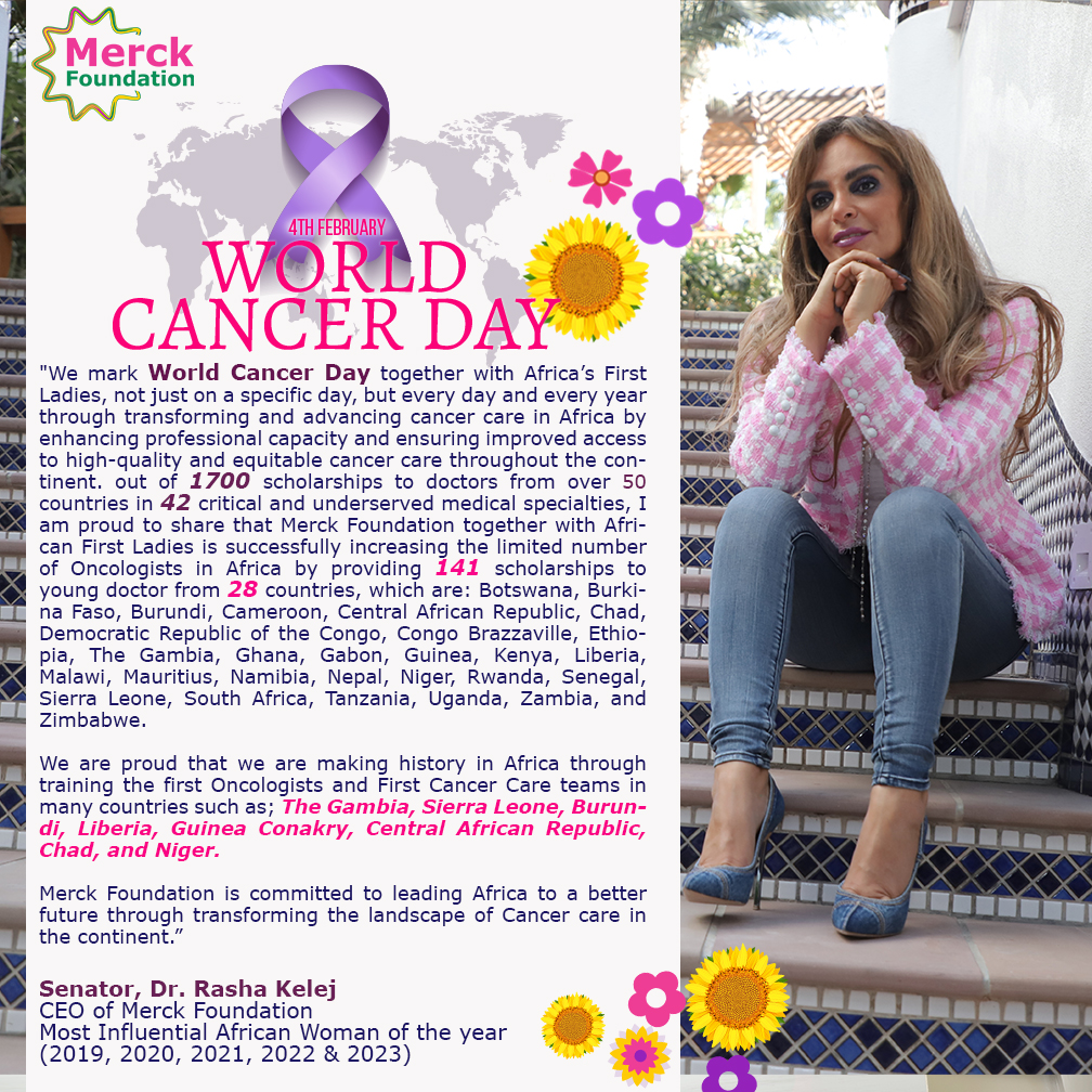 Merck Foundation marks World Cancer Day by providing 140 Oncology Scholarship to doctors from 28 African countries since 2012