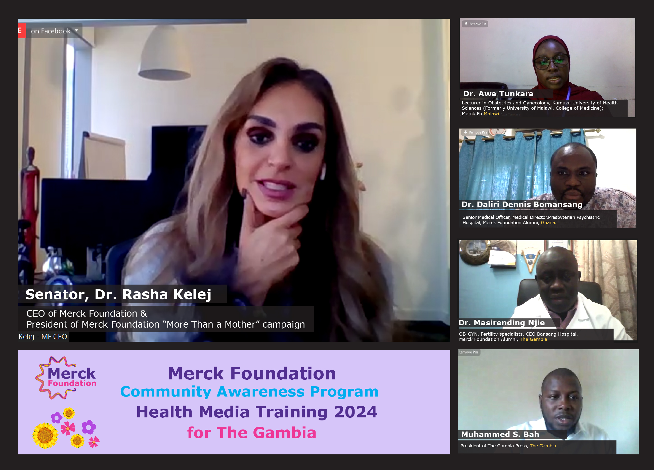 Merck Foundation Health Media Training for The Gambia