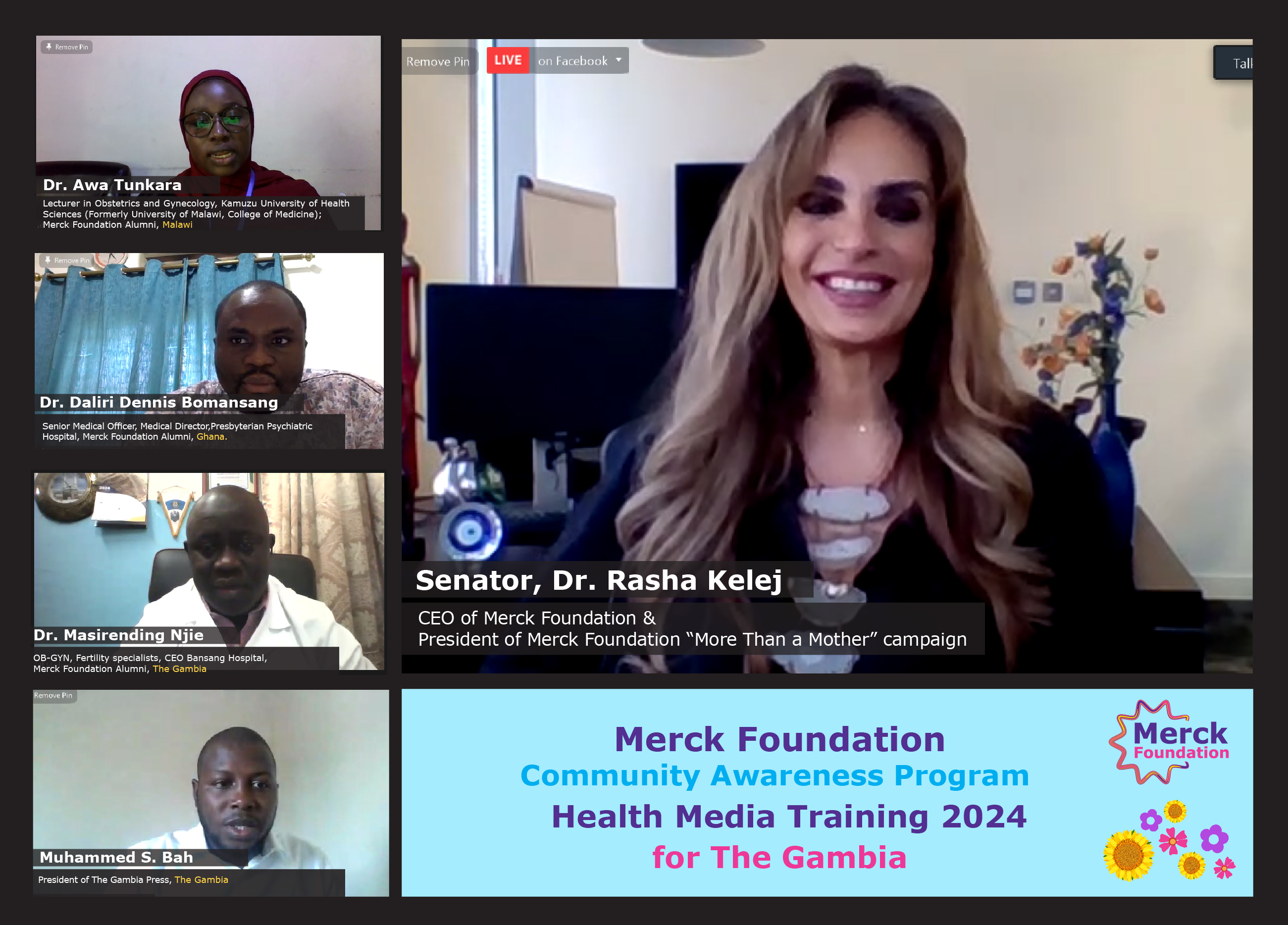Merck Foundation Health Media Training for The Gambia
