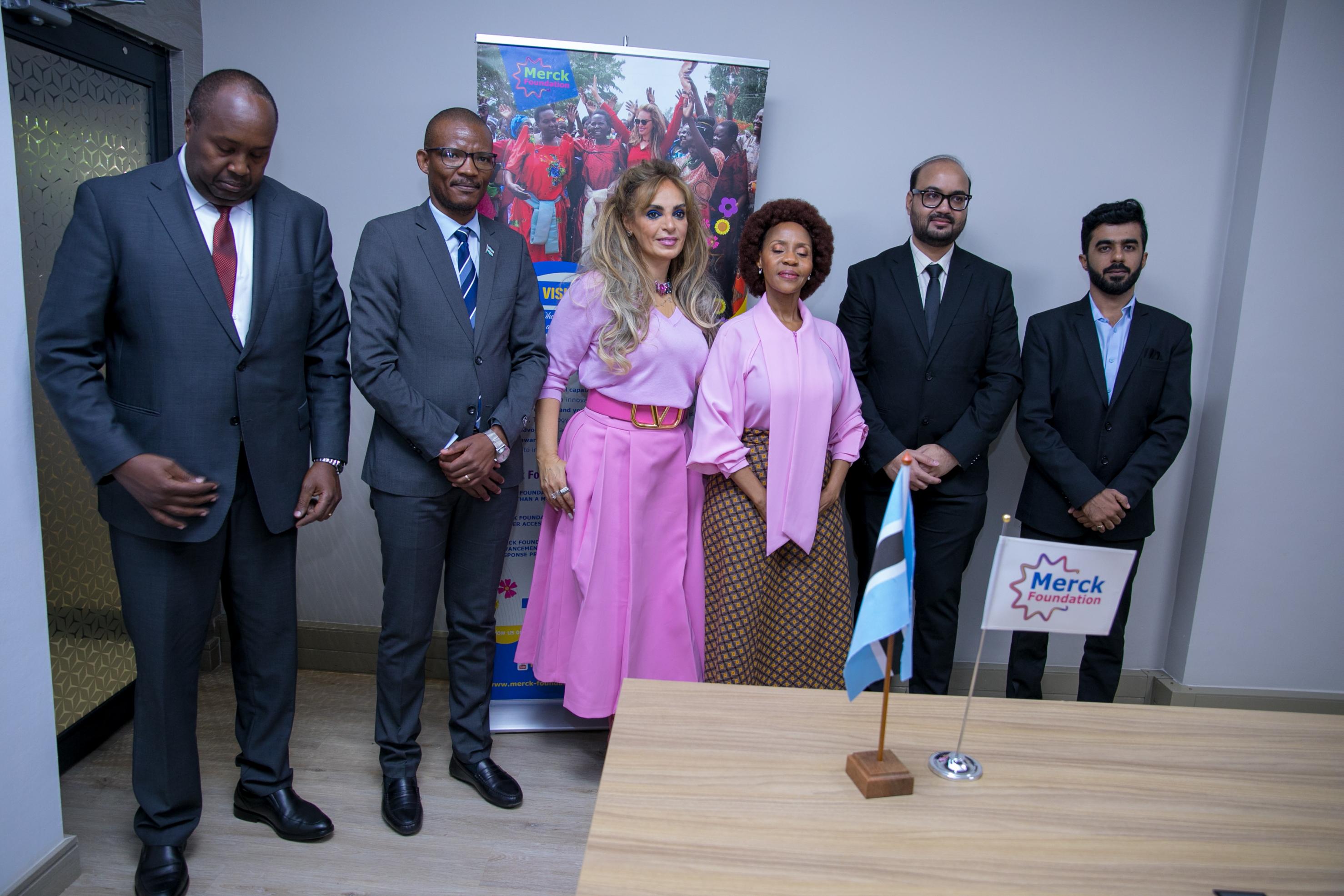 Senator, Dr. Rasha Kelej with The First Lady of Botswana, H.E. Mrs. NEO JANE MASISI
