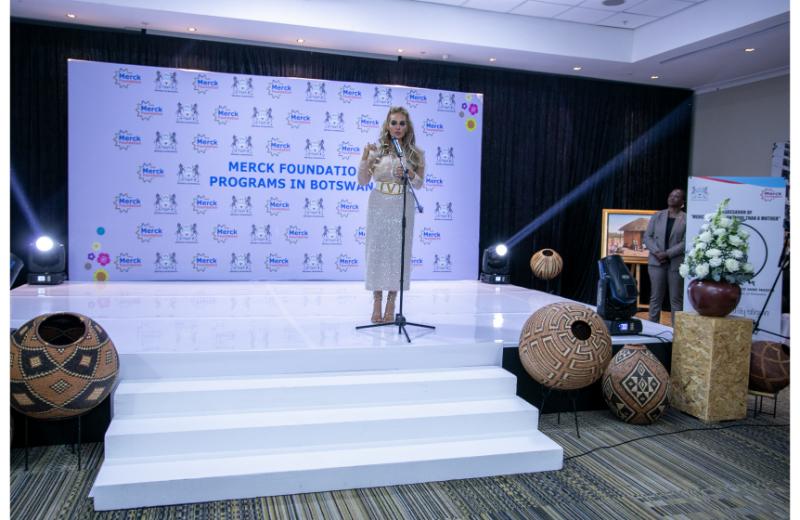 Senator, Dr. Rasha Kelej at the networking program hosted by The First Lady of Botswana, H.E. Mrs. NEO JANE MASISI in Botswana 