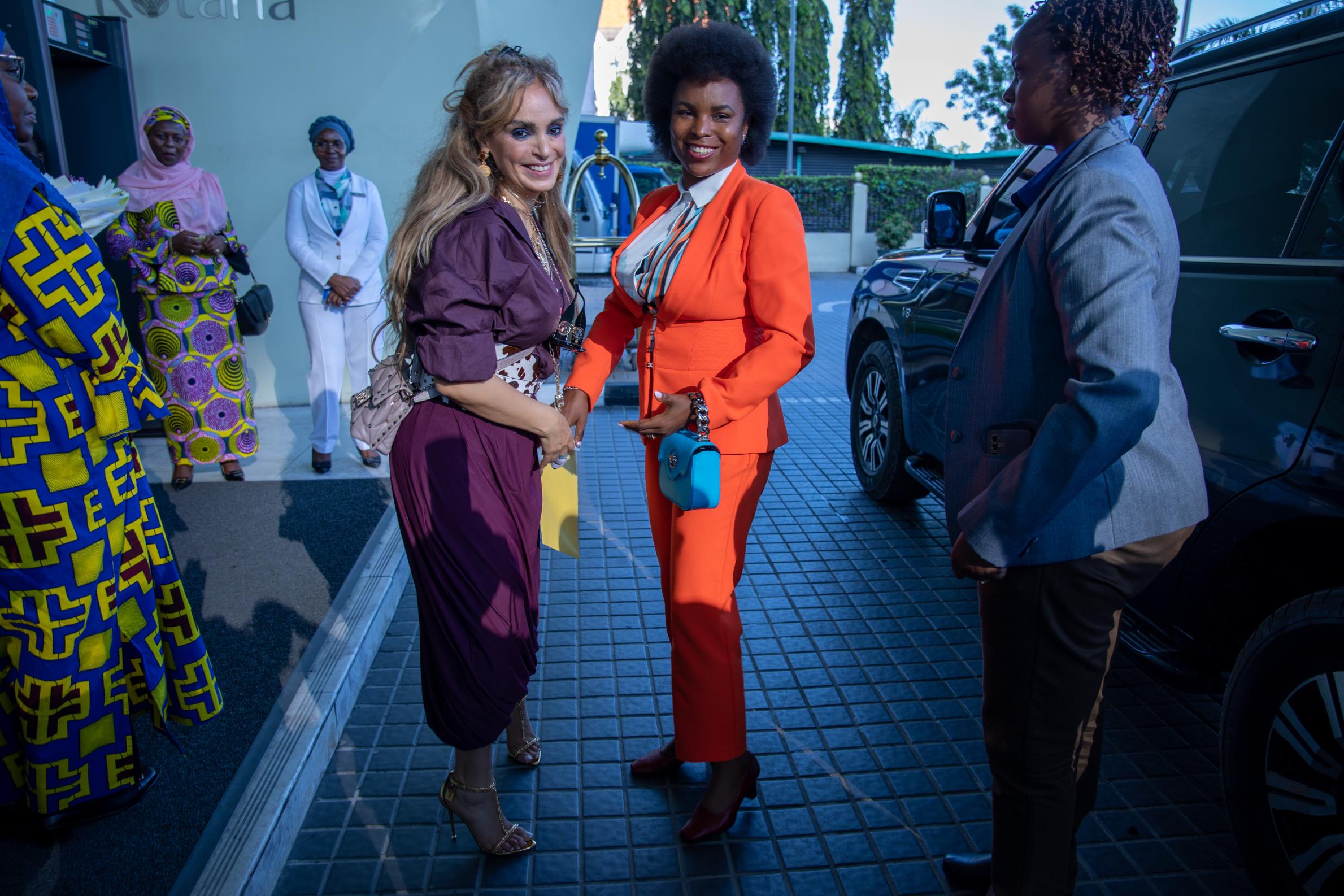 Senator, Dr. Rasha Kelej, CEO of Merck Foundation along with H.E. Madam ANGELINE NDAYISHIMIYE, The First Lady of the Republic of Burundi