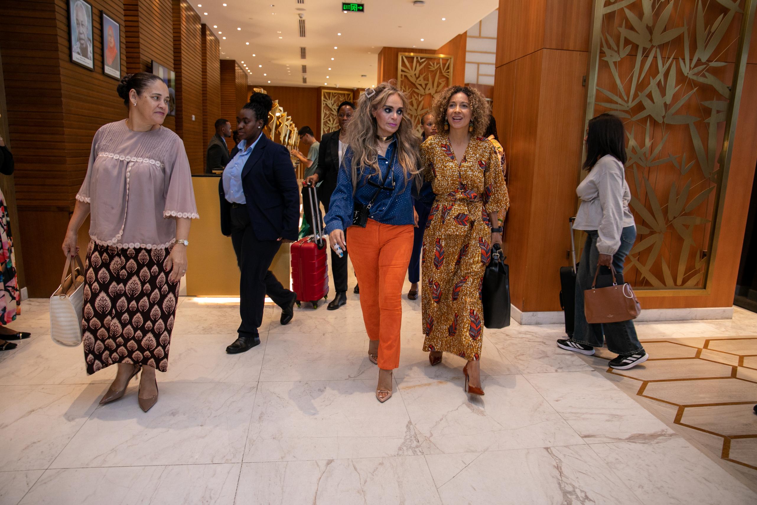 Senator, Dr. Rasha Kelej, CEO of Merck Foundation along with H.E. Dr. DÉBORA KATISA CARVALHO, The First Lady of the Republic of Cabo Verde