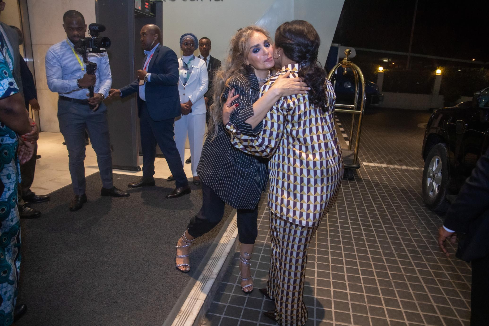 Senator, Dr. Rasha Kelej, CEO of Merck Foundation along with H.E. Madam DENISE NYAKERU TSHISEKEDI, The First Lady of the Democratic Republic of The Congo