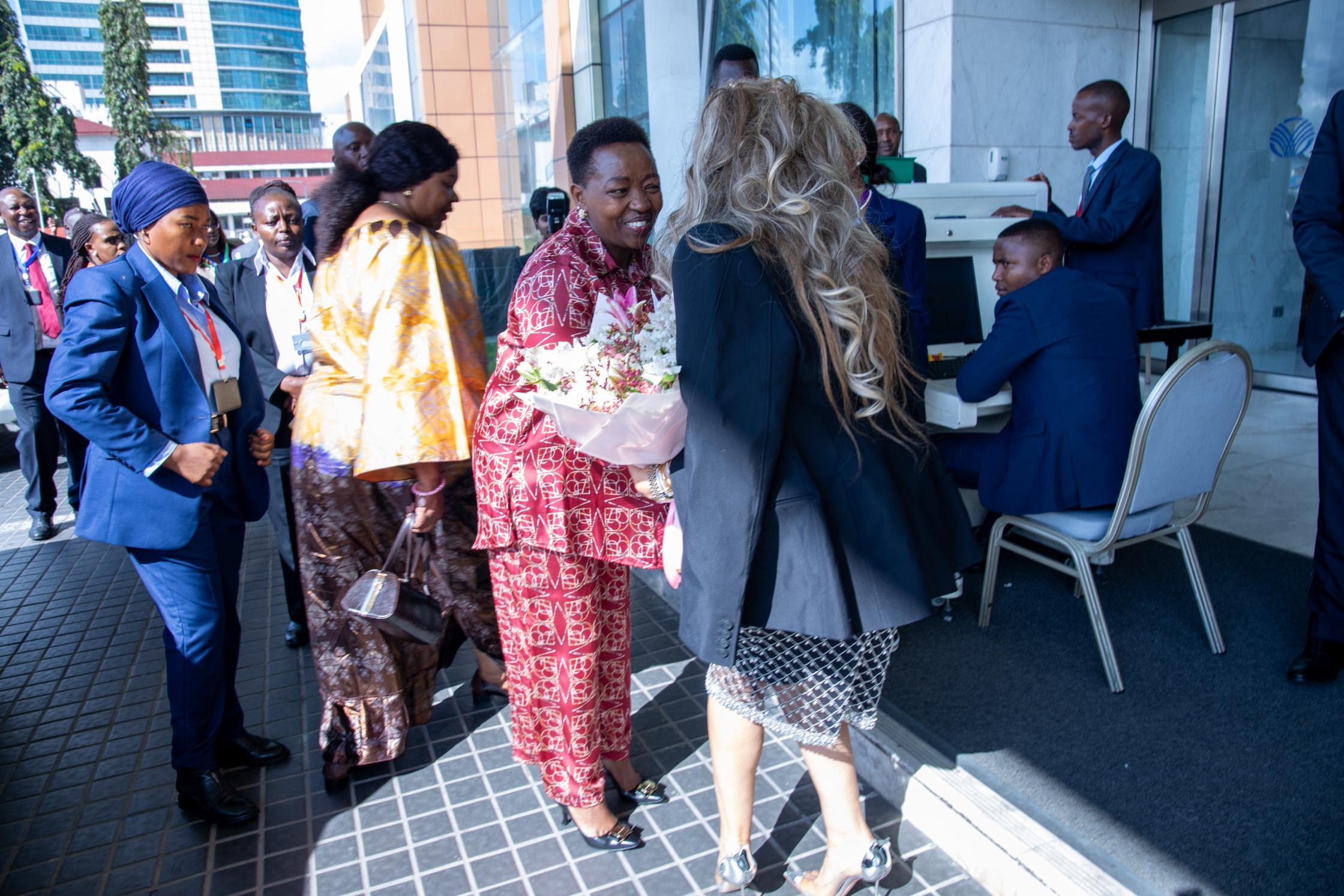 Senator, Dr. Rasha Kelej, CEO of Merck Foundation along with H.E. Mrs. RACHEL RUTO, The First Lady of Kenya