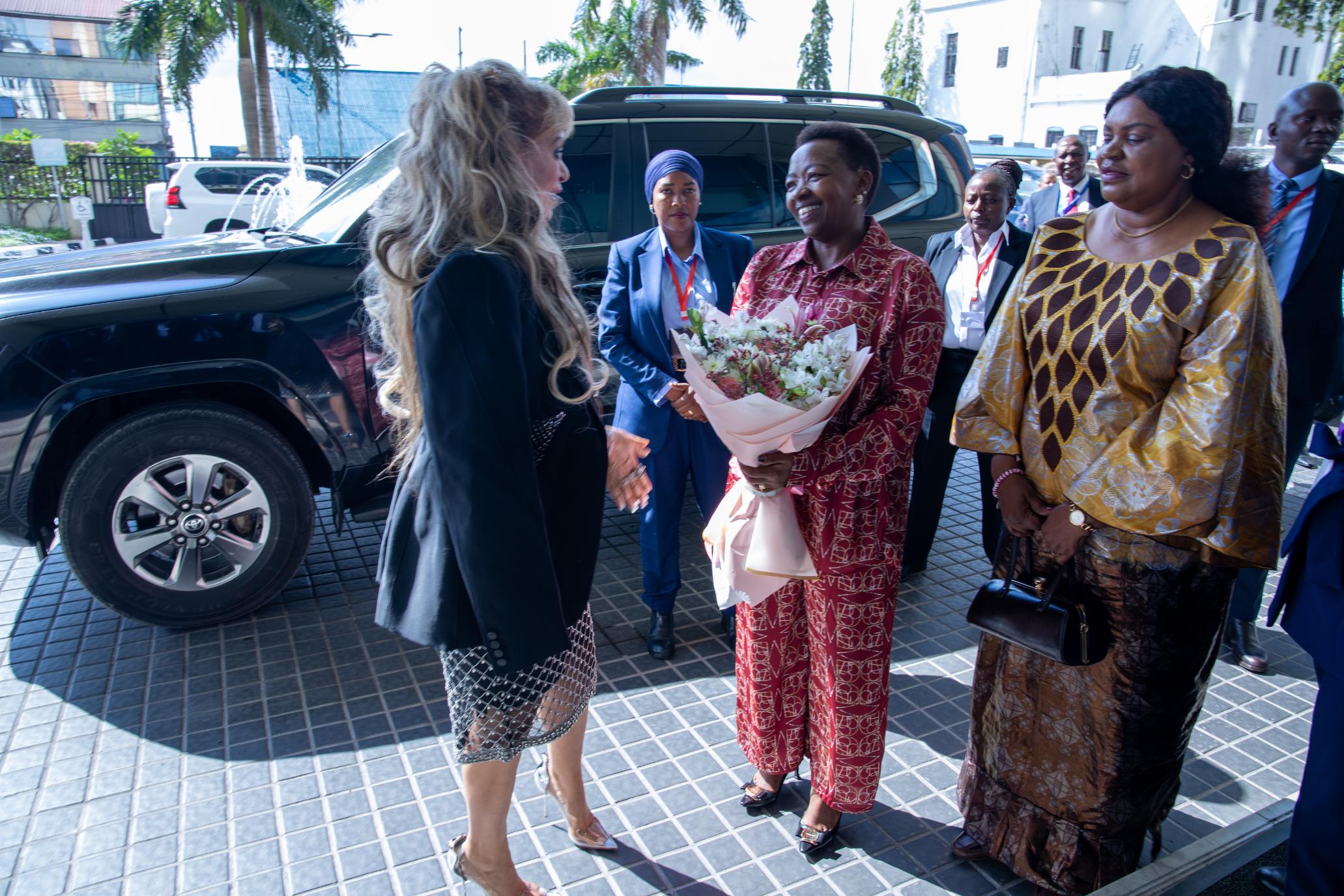 Senator, Dr. Rasha Kelej, CEO of Merck Foundation along with H.E. Mrs. RACHEL RUTO, The First Lady of Kenya