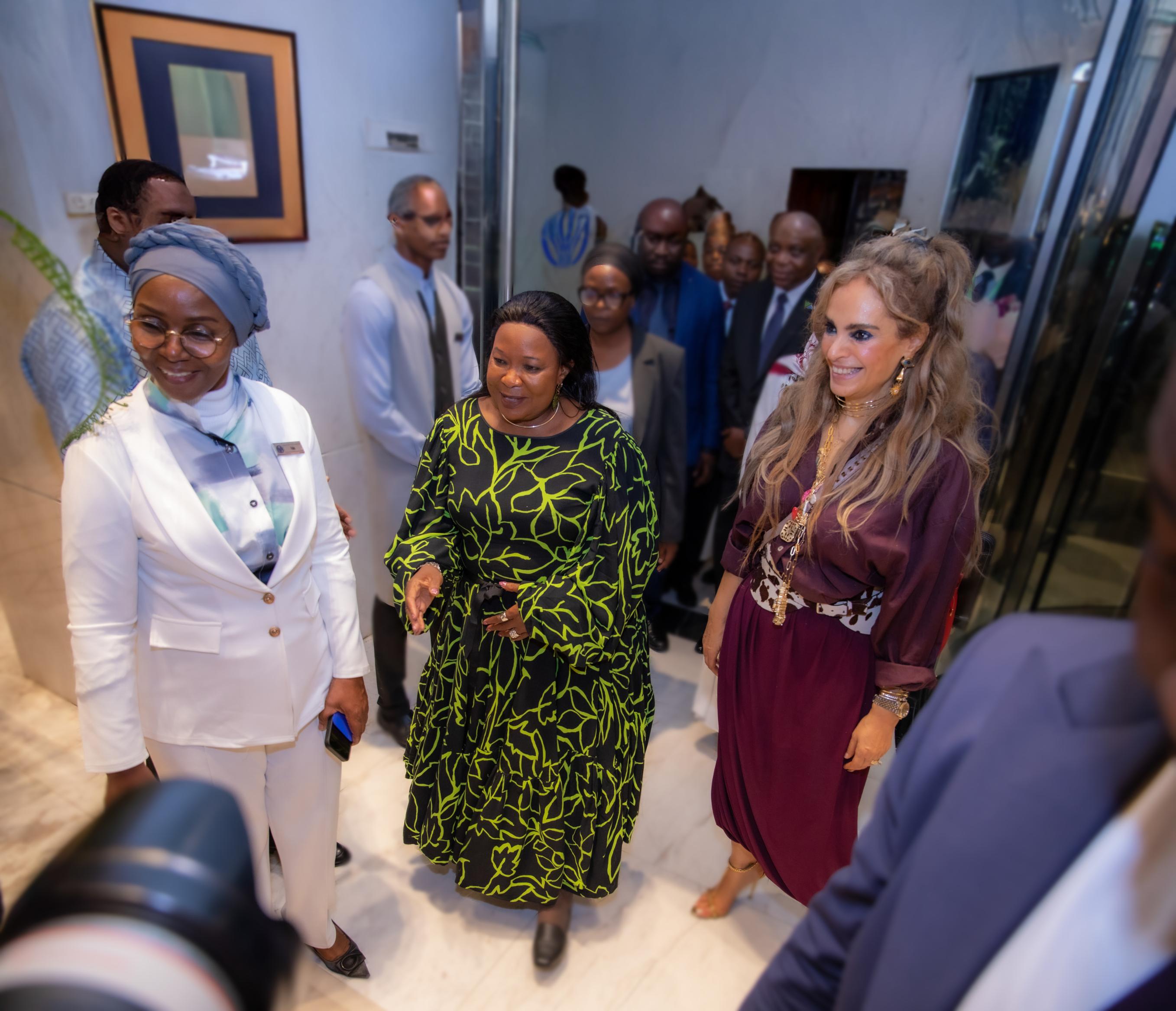 Senator, Dr. Rasha Kelej, CEO of Merck Foundation along with H.E. Amai Dr. AUXILLIA MNANGAGWA, The First Lady of the Republic of Zimbabwe