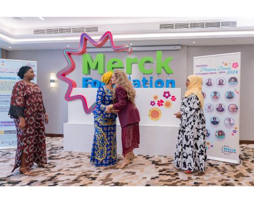 Senator, Dr. Rasha Kelej, CEO of Merck Foundation along with H.E Mrs. MARIAM MWINYI, The First Lady of Zanzibar during the Strategy Meeting at the 11th Merck Foundation Africa Asia Luminary 2024