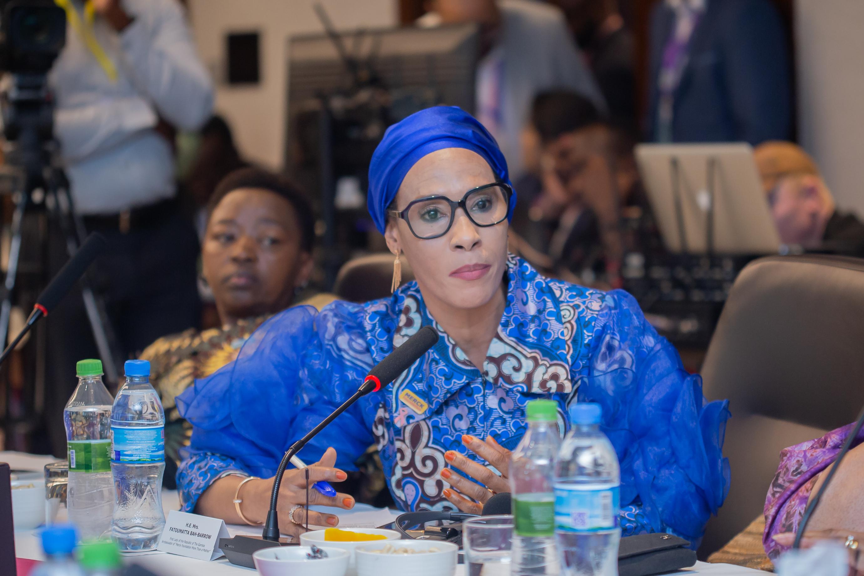 Senator, Dr. Rasha Kelej with African First Ladies and also Ambassadors of Merck Foundation “More than a Mother” Campaign during Merck Foundation First Ladies Initiative - (MFFLI) Committee Meeting 2024