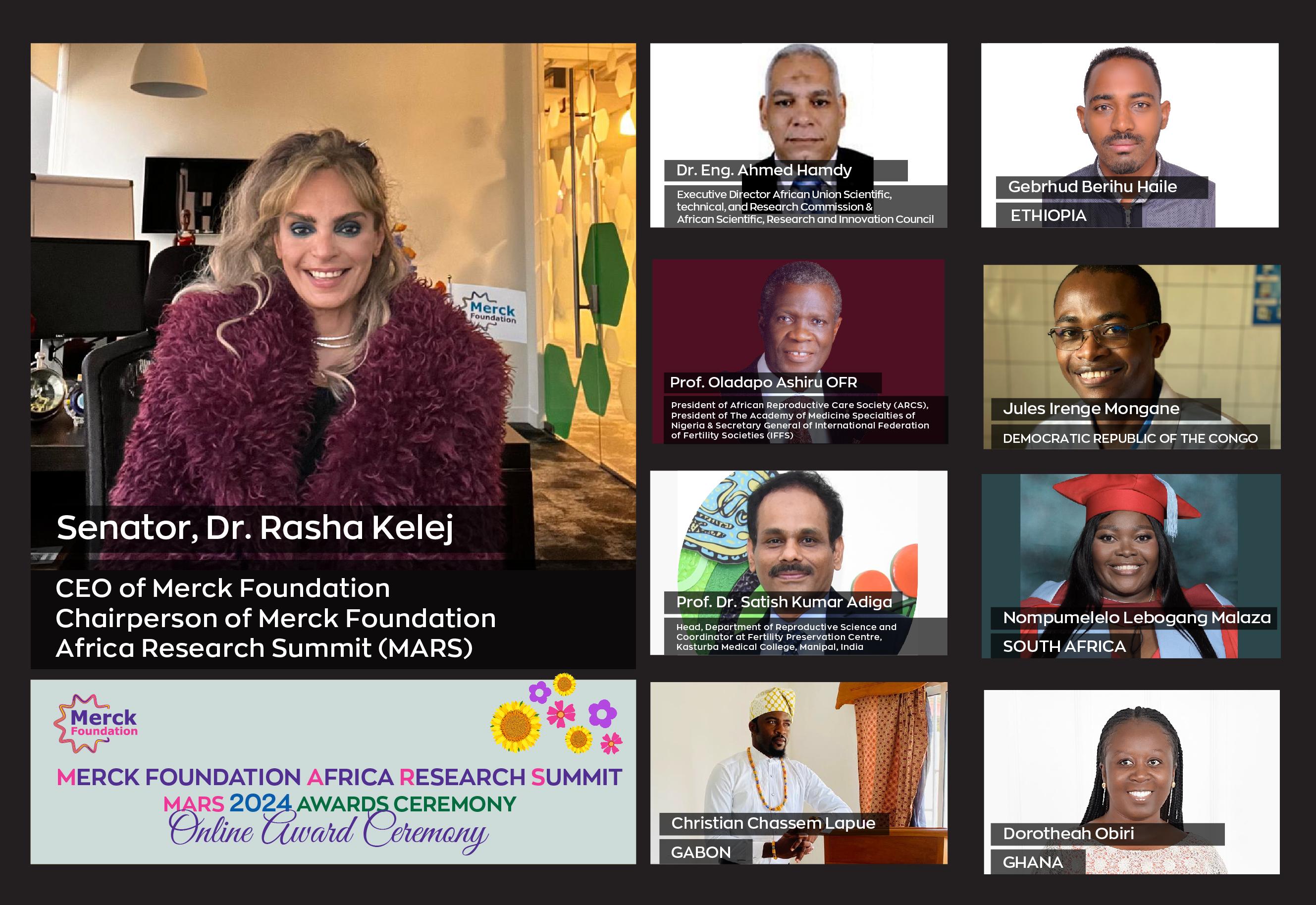Merck Foundation Africa Research Summit (MARS) Awards 2024 - Online Award Ceremony