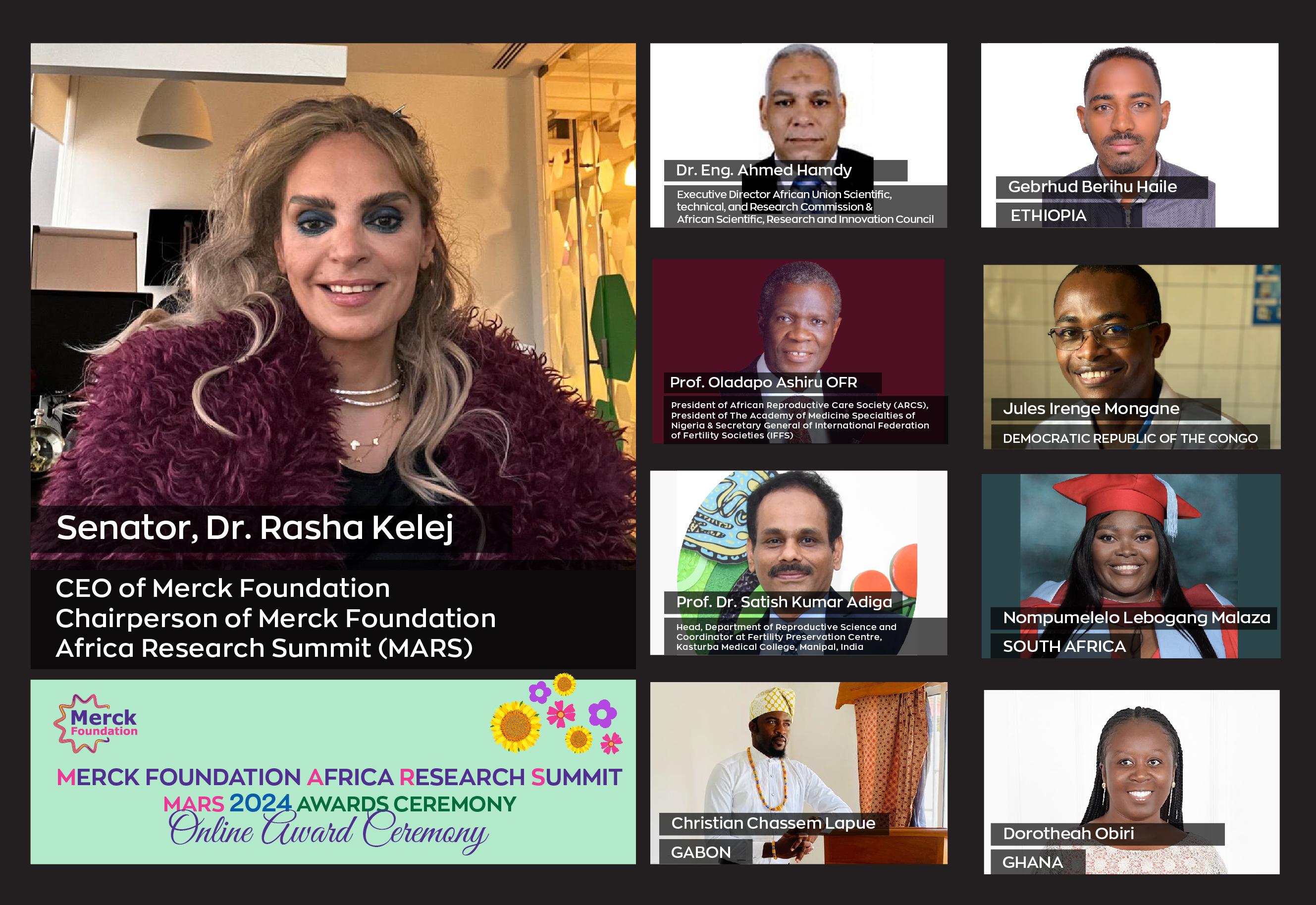 Merck Foundation Africa Research Summit (MARS) Awards 2024 - Online Award Ceremony