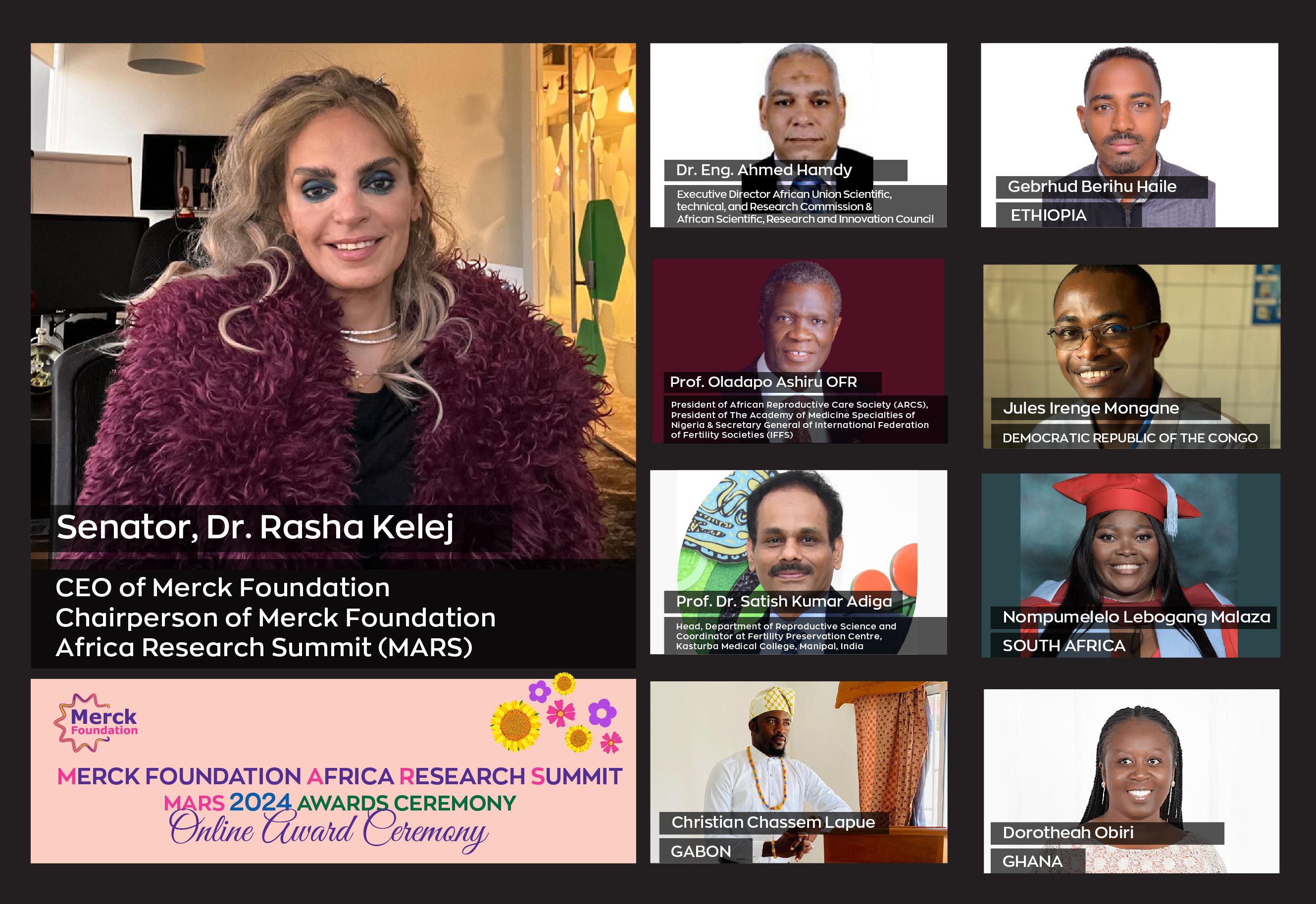 Merck Foundation Africa Research Summit (MARS) Awards 2024 - Online Award Ceremony