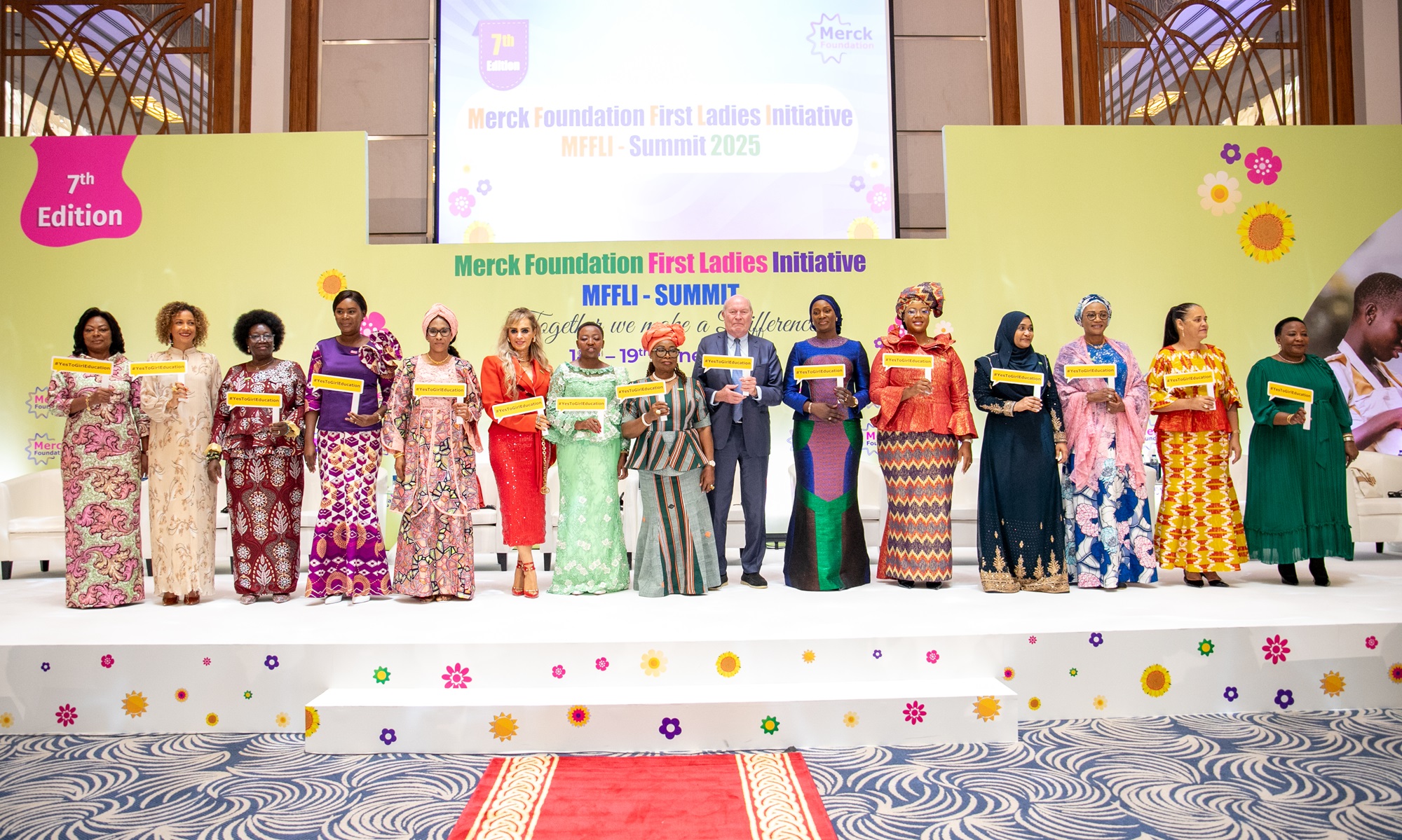 Merck Foundation Chairman, CEO, and 14 First Ladies inaugurate the 7th Edition of Merck Foundation First Ladies Initiative - MFFLI Summit in Dubai