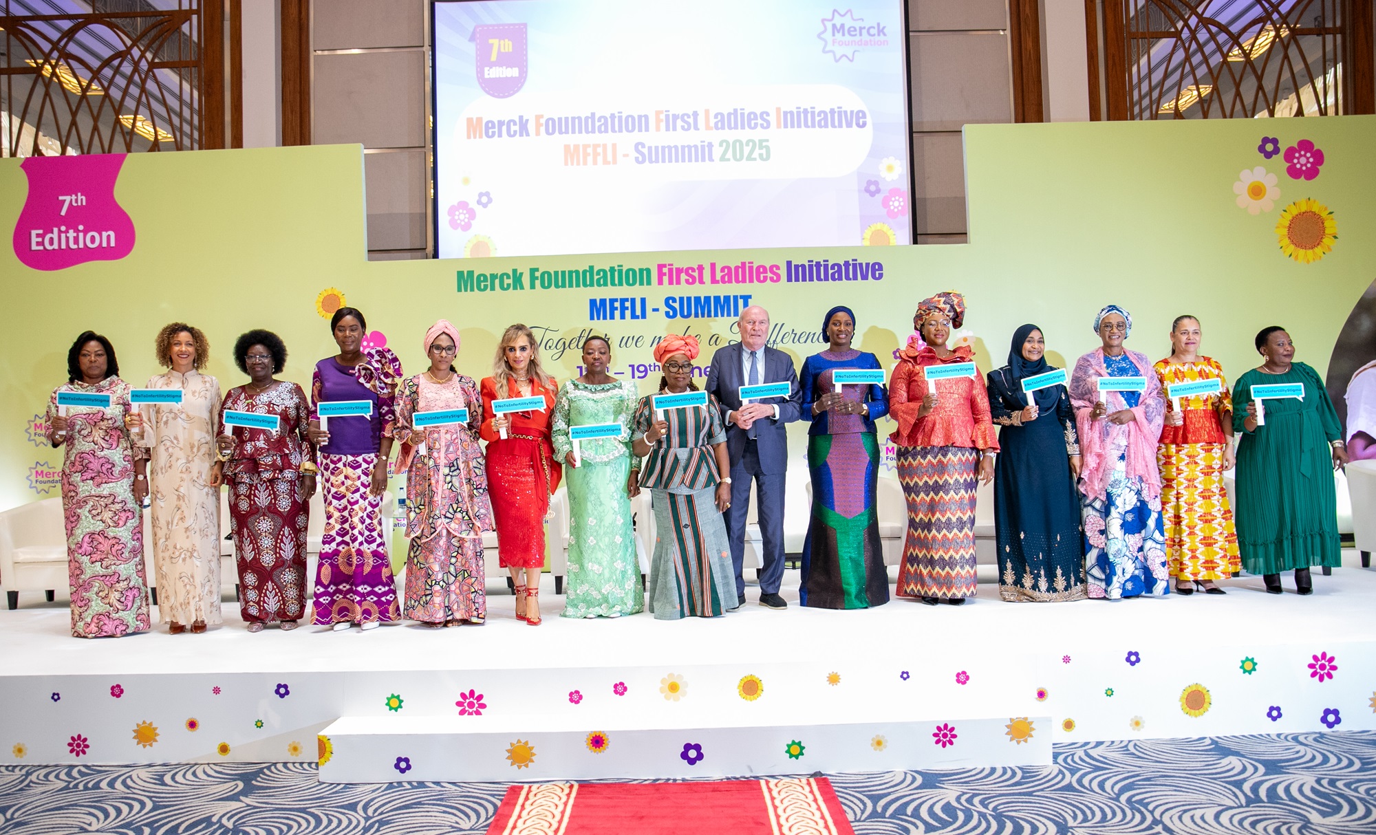 Merck Foundation Chairman, CEO, and 14 First Ladies inaugurate the 7th Edition of Merck Foundation First Ladies Initiative - MFFLI Summit in Dubai