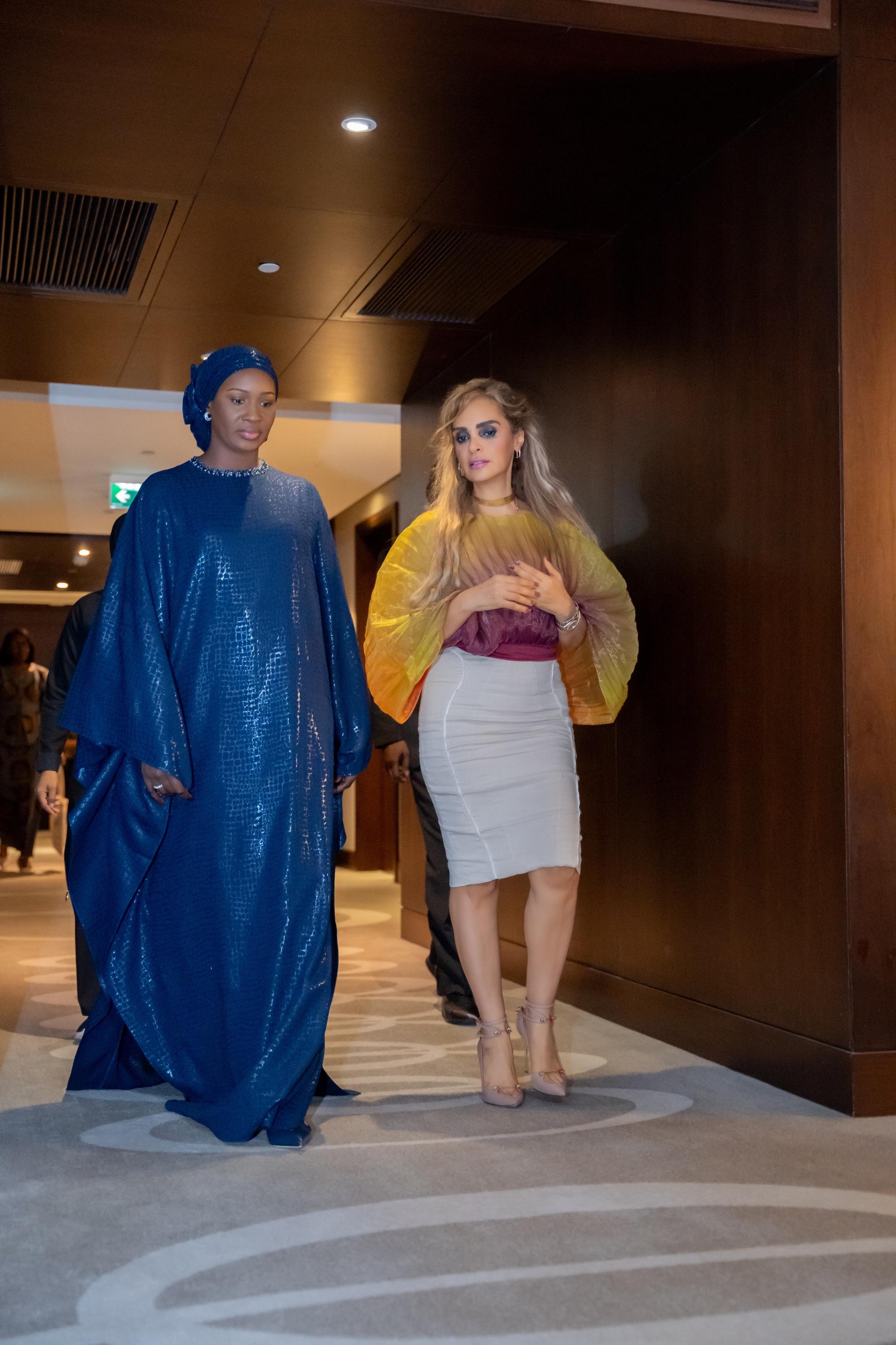 Senator, Dr. Rasha Kelej, CEO of Merck Foundation and H.E. Madam MARIE KHONE FAYE, The First Lady of the Republic of Senegal