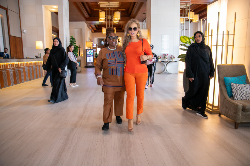 Senator, Dr. Rasha Kelej, Merck Foundation CEO and H.E. Mrs. KARTUMU YARTA BOAKAI, the First Lady of Liberia