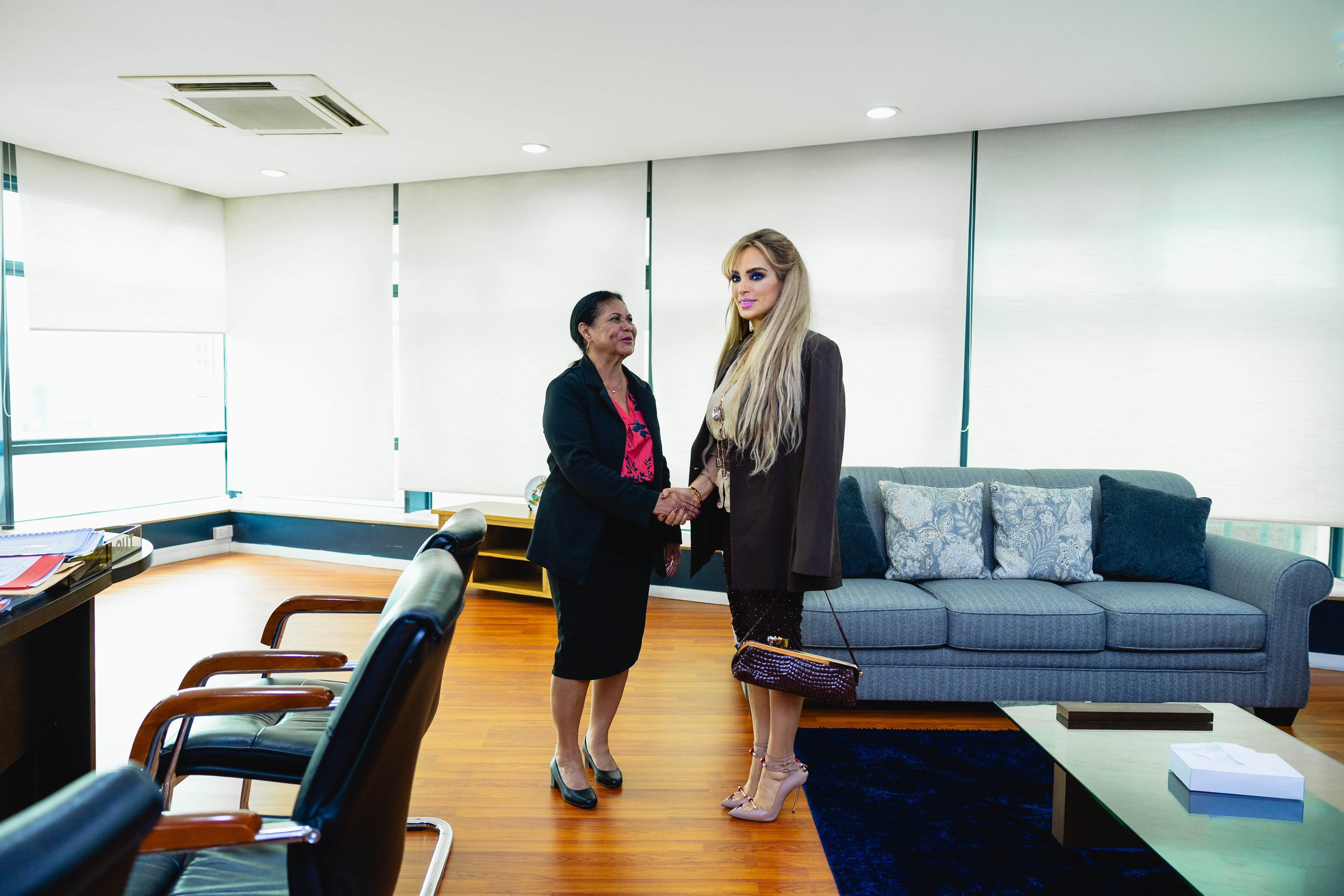 Senator, Dr. Rasha Kelej, CEO of Merck Foundation and Hon’ble Ms. Marie Arianne Navarre-Marie, Minister of Gender Equality and Family Welfare