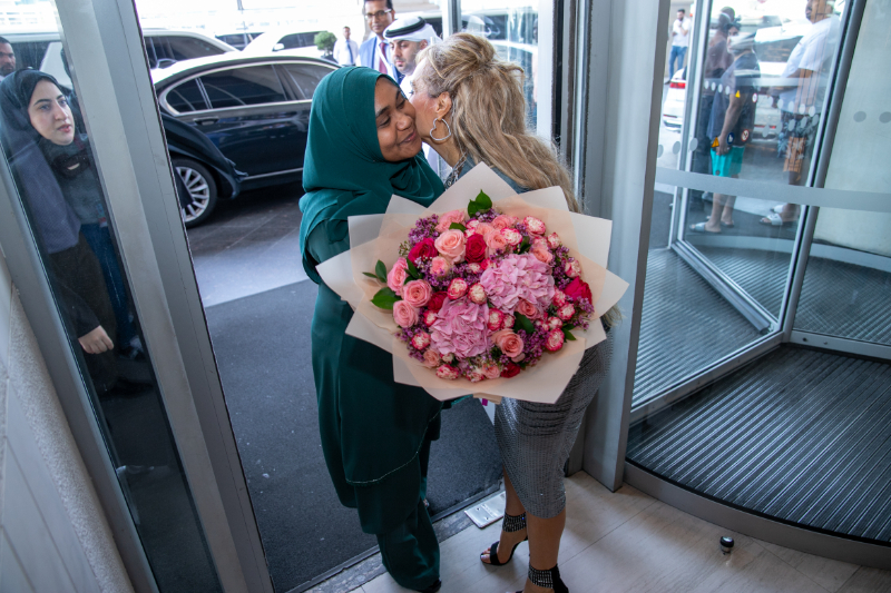 Senator, Dr. Rasha Kelej, Merck Foundation CEO and H.E. Mrs. SAJIDHA MOHAMED, the First Lady of Maldives