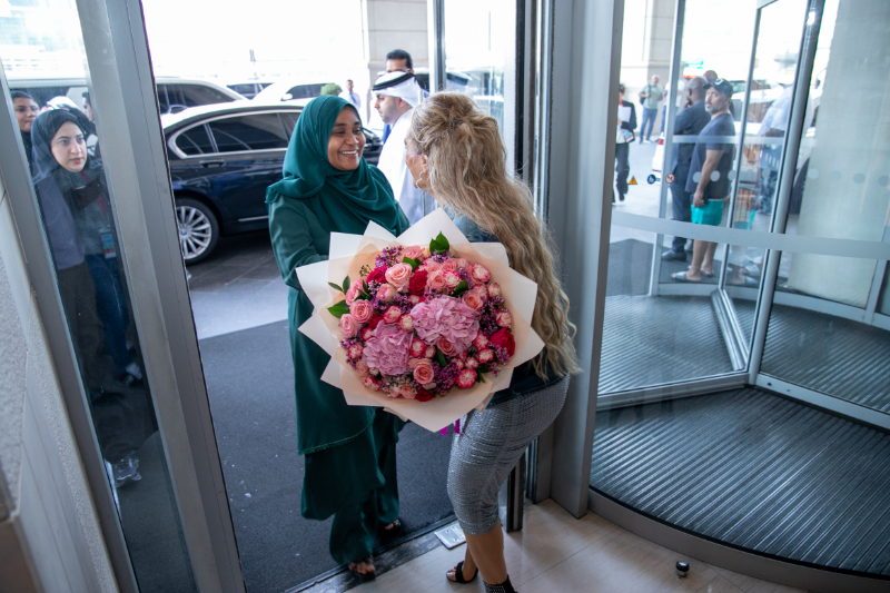 Senator, Dr. Rasha Kelej, Merck Foundation CEO and H.E. Mrs. SAJIDHA MOHAMED, the First Lady of Maldives