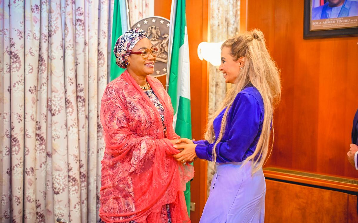 Senator Dr. Rasha Kelej, CEO of Merck Foundation meets H.E. Senator OLUREMI TINUBU, CON, The First Lady of Nigeria, to Strengthen Healthcare and Social Impact Programs