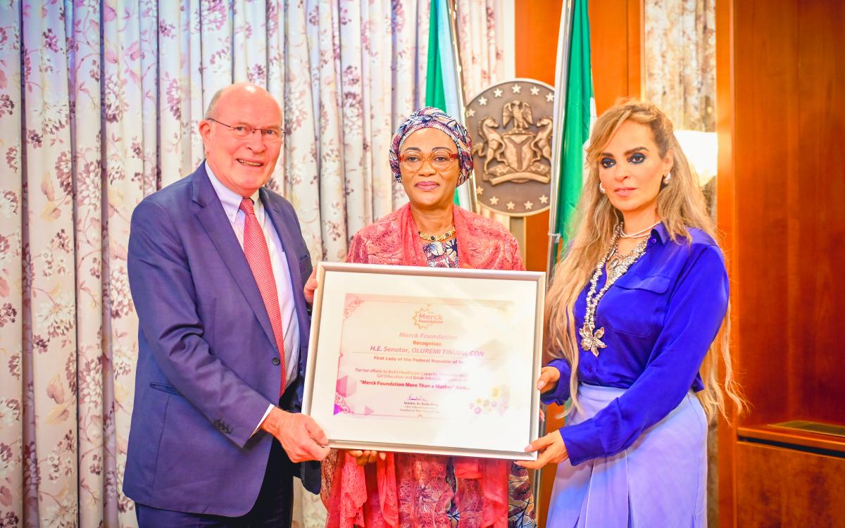 Senator Dr. Rasha Kelej, CEO of Merck Foundation meets H.E. Senator OLUREMI TINUBU, CON, The First Lady of Nigeria, to Strengthen Healthcare and Social Impact Programs