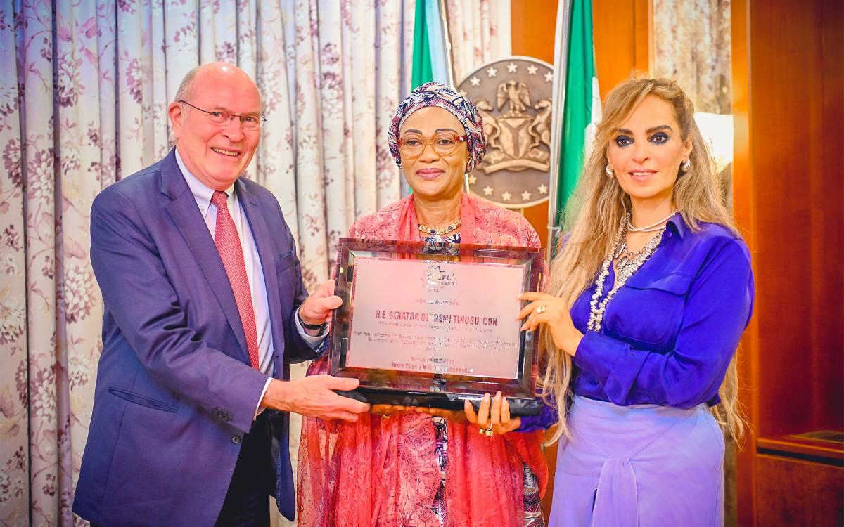 Senator Dr. Rasha Kelej, CEO of Merck Foundation meets H.E. Senator OLUREMI TINUBU, CON, The First Lady of Nigeria, to Strengthen Healthcare and Social Impact Programs