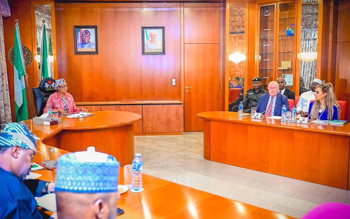 Senator Dr. Rasha Kelej, CEO of Merck Foundation meets H.E. Senator OLUREMI TINUBU, CON, The First Lady of Nigeria, to Strengthen Healthcare and Social Impact Programs