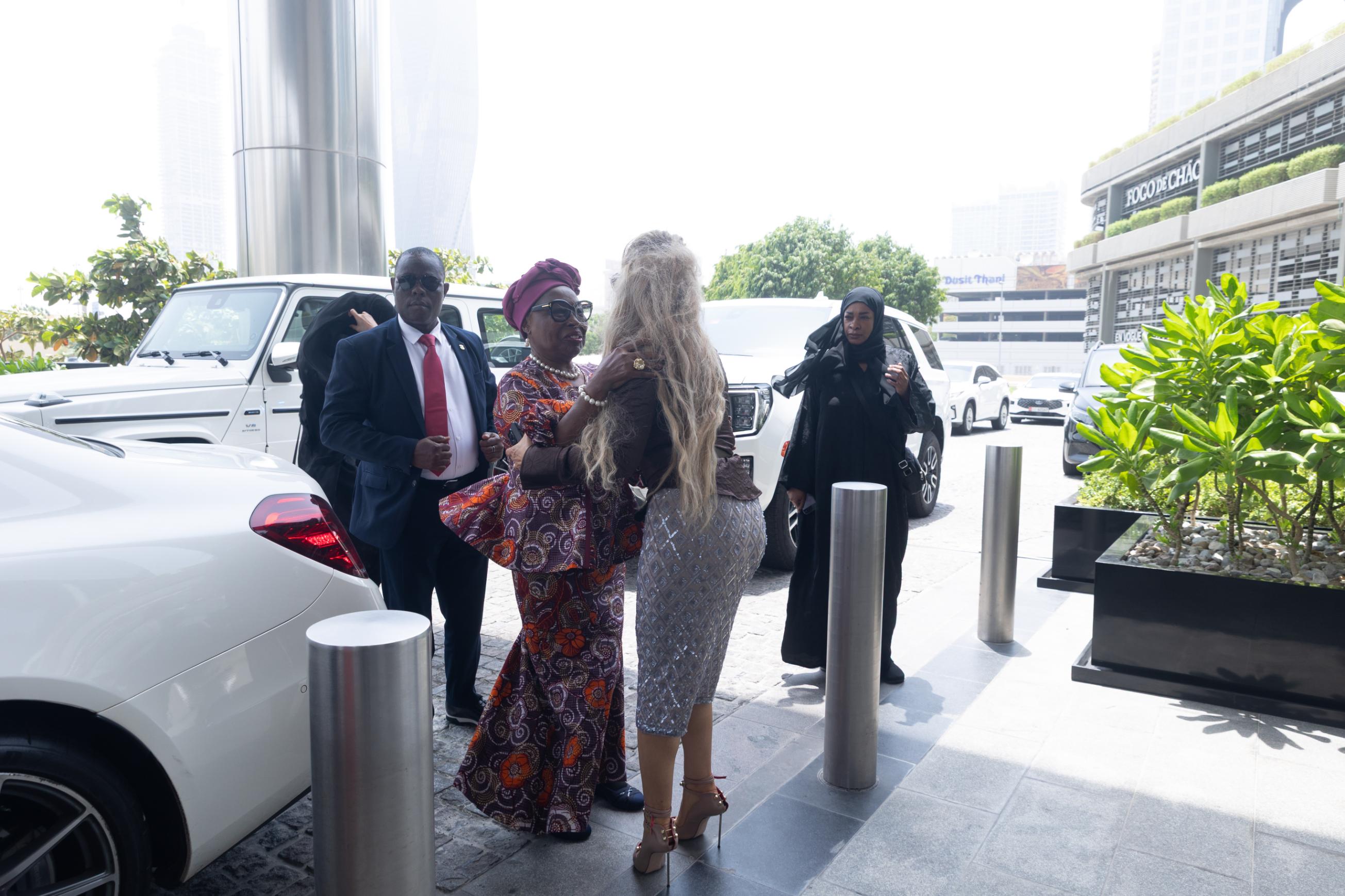 Senator, Dr. Rasha Kelej, CEO of Merck Foundation and H.E. Mrs. KARTUMU YARTA BOAKAI, The First Lady of the Republic of Liberia