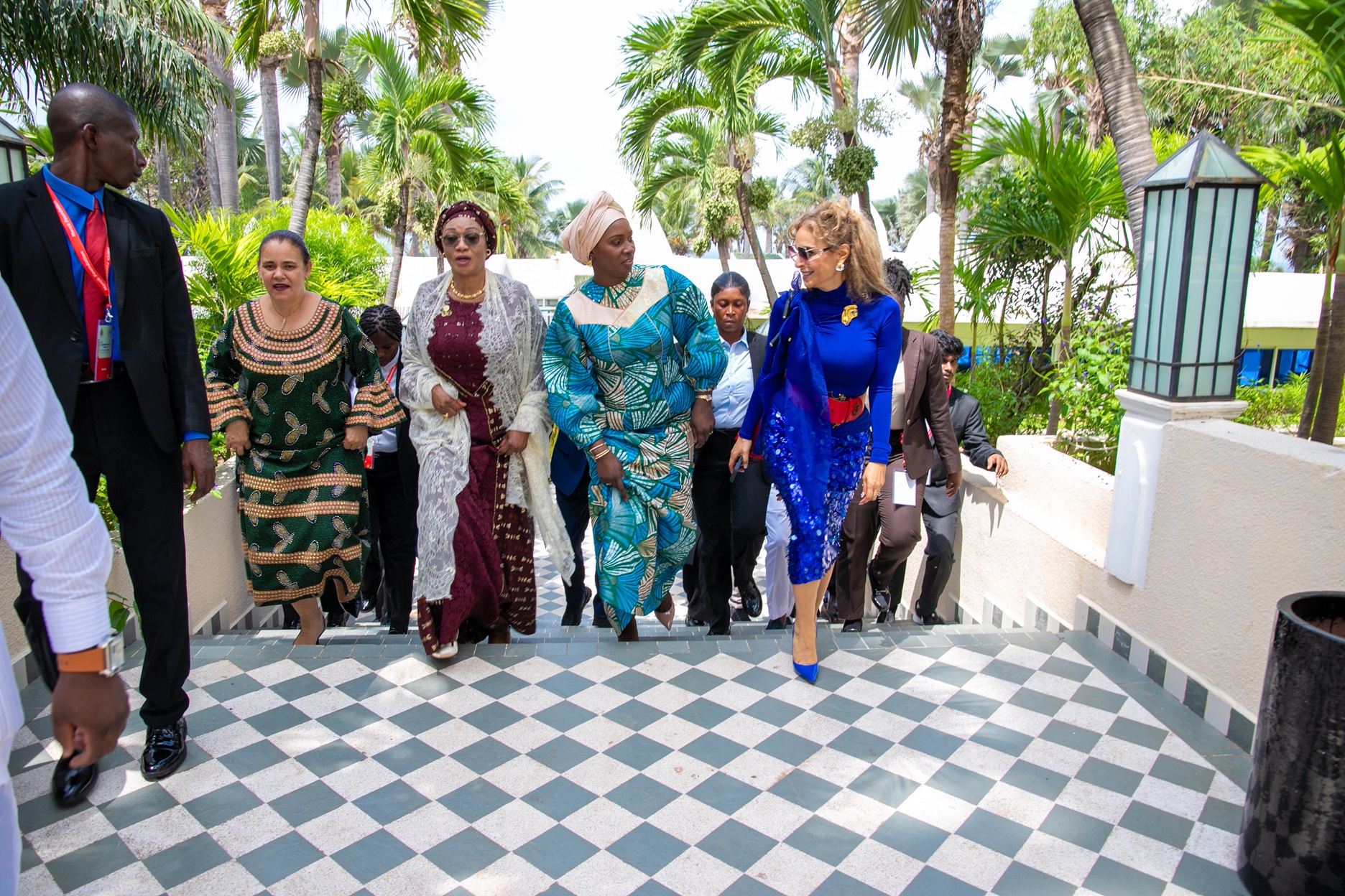 Visit to an exhibition, The Gambia