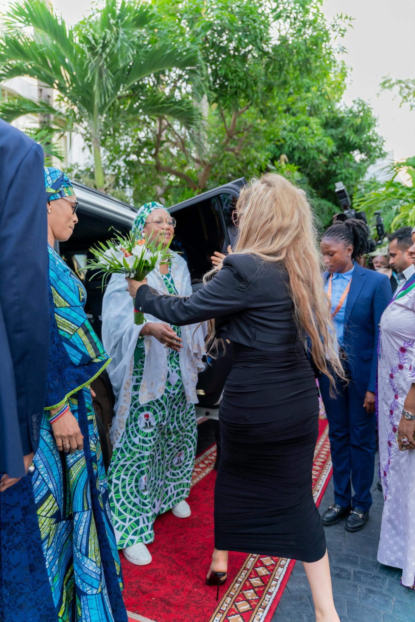 Senator, Dr. Rasha Kelej (Ret.), CEO of Merck Foundation and President of More Than a Mother and H.E. Senator OLUREMI TINUBU, CON, The First Lady of the Federal Republic of Nigeria at the Merck Foundation Africa Asia Luminary 2025