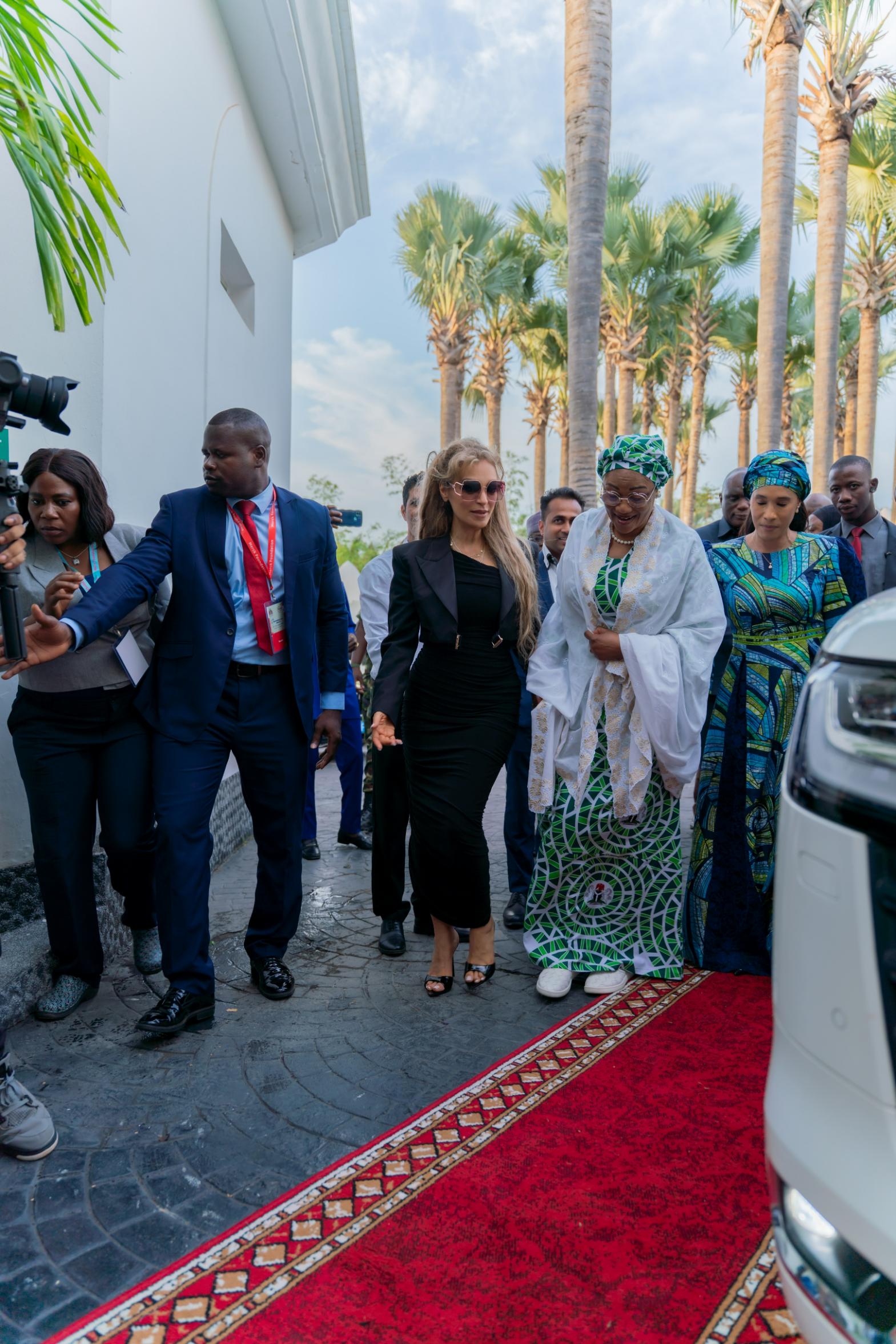 Senator, Dr. Rasha Kelej (Ret.), CEO of Merck Foundation and President of More Than a Mother and H.E. Senator OLUREMI TINUBU, CON, The First Lady of the Federal Republic of Nigeria at the Merck Foundation Africa Asia Luminary 2025