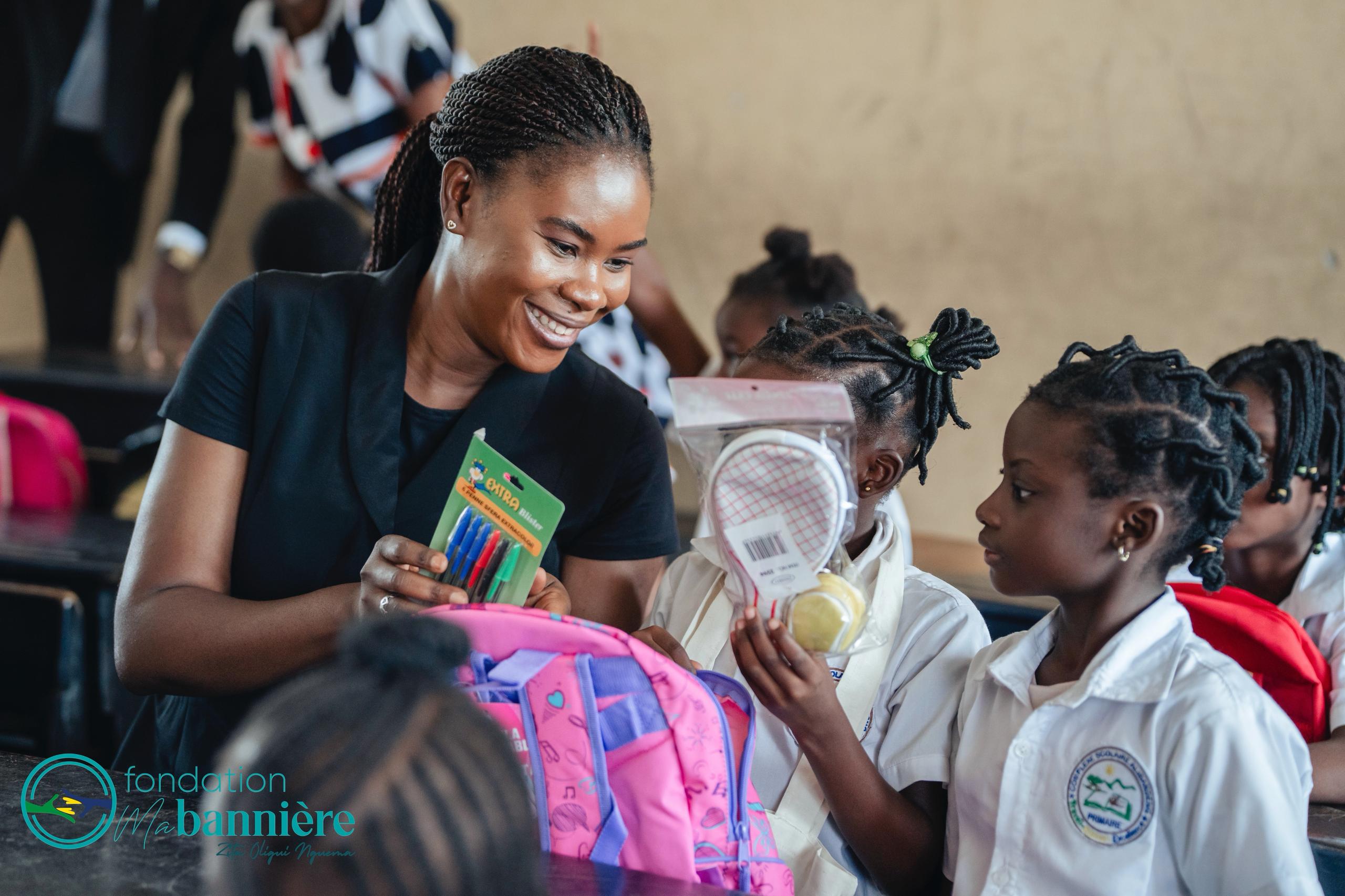 Merck Foundation Educating Linda Program in Gabon, implemented in partnership with our Ambassador and my dear sister, H.E. Madam Zita Oligui Nguema, The First Lady of Gabon, and the Ma Bannière Foundation.