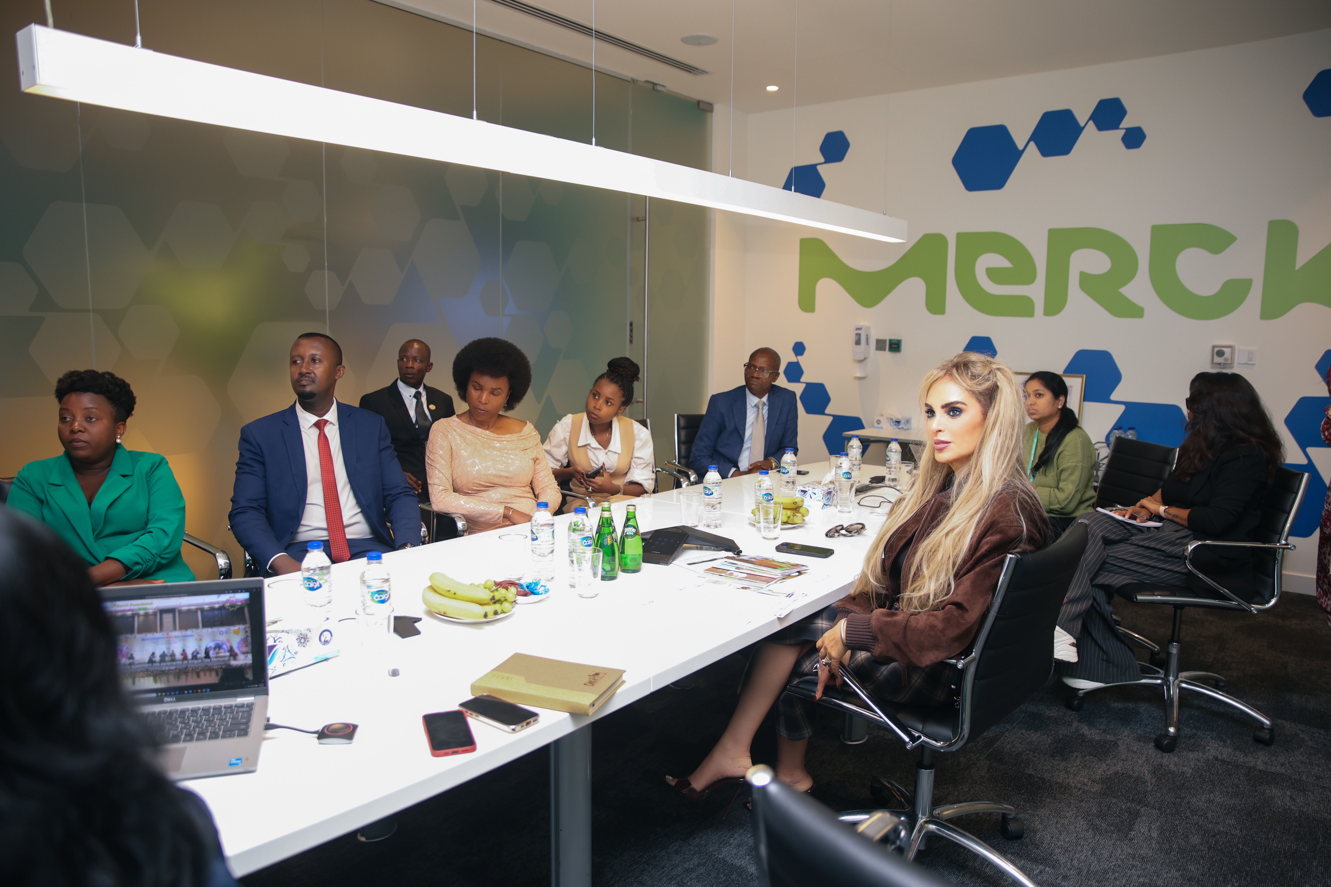 Merck Foundation CEO meets the First Lady of Burundi to discuss their partnership programs