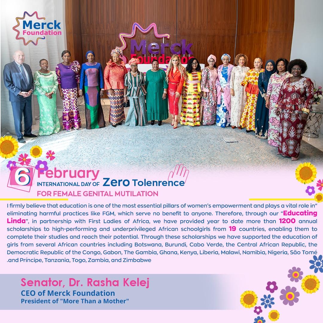 Message from Dr. Rasha Kelej, CEO of Merck Foundation on International Day of Zero Tolerance for FGM 2026