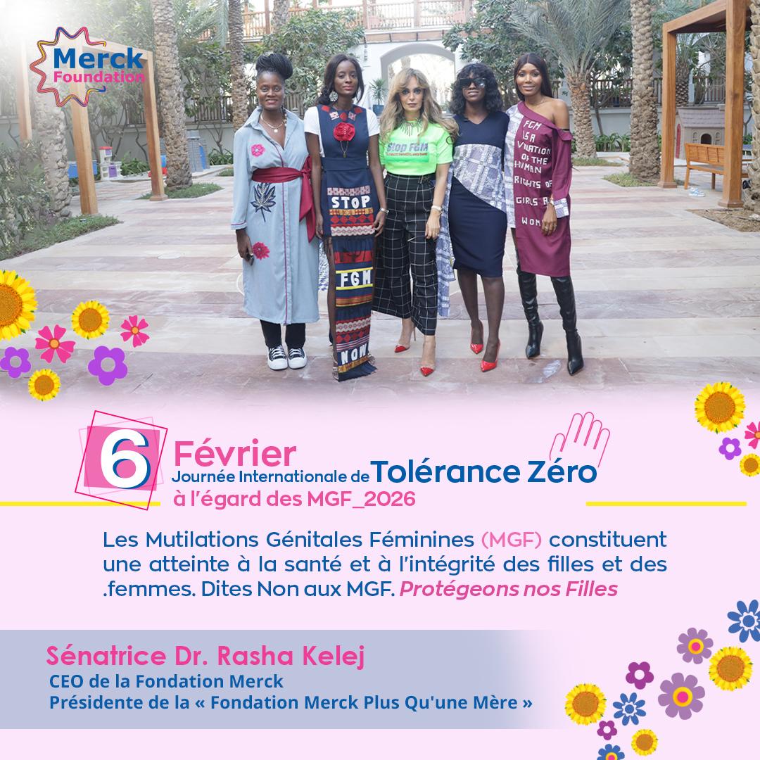 Message from Dr. Rasha Kelej, CEO of Merck Foundation on International Day of Zero Tolerance for FGM 2026