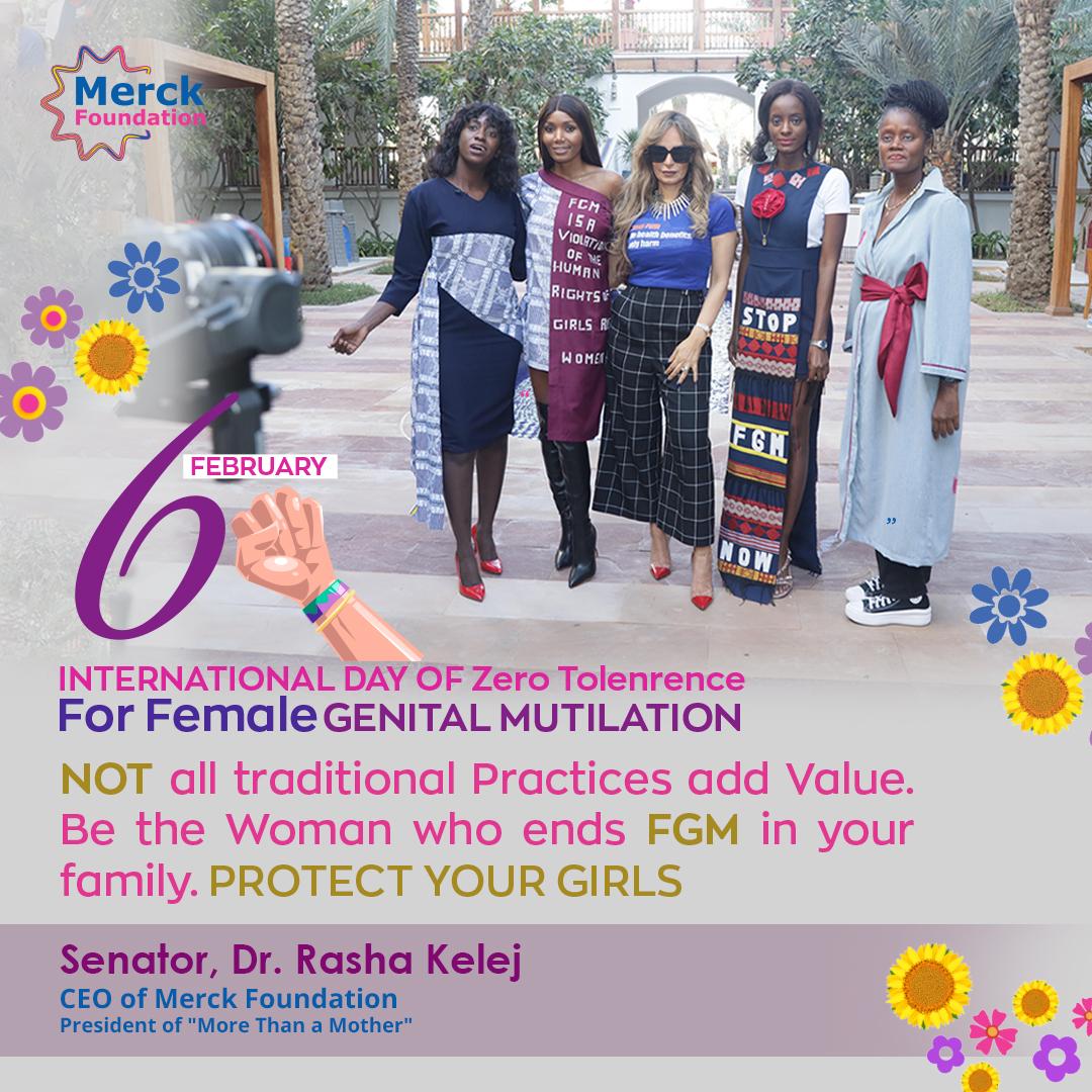 Message from Dr. Rasha Kelej, CEO of Merck Foundation on International Day of Zero Tolerance for FGM 2026
