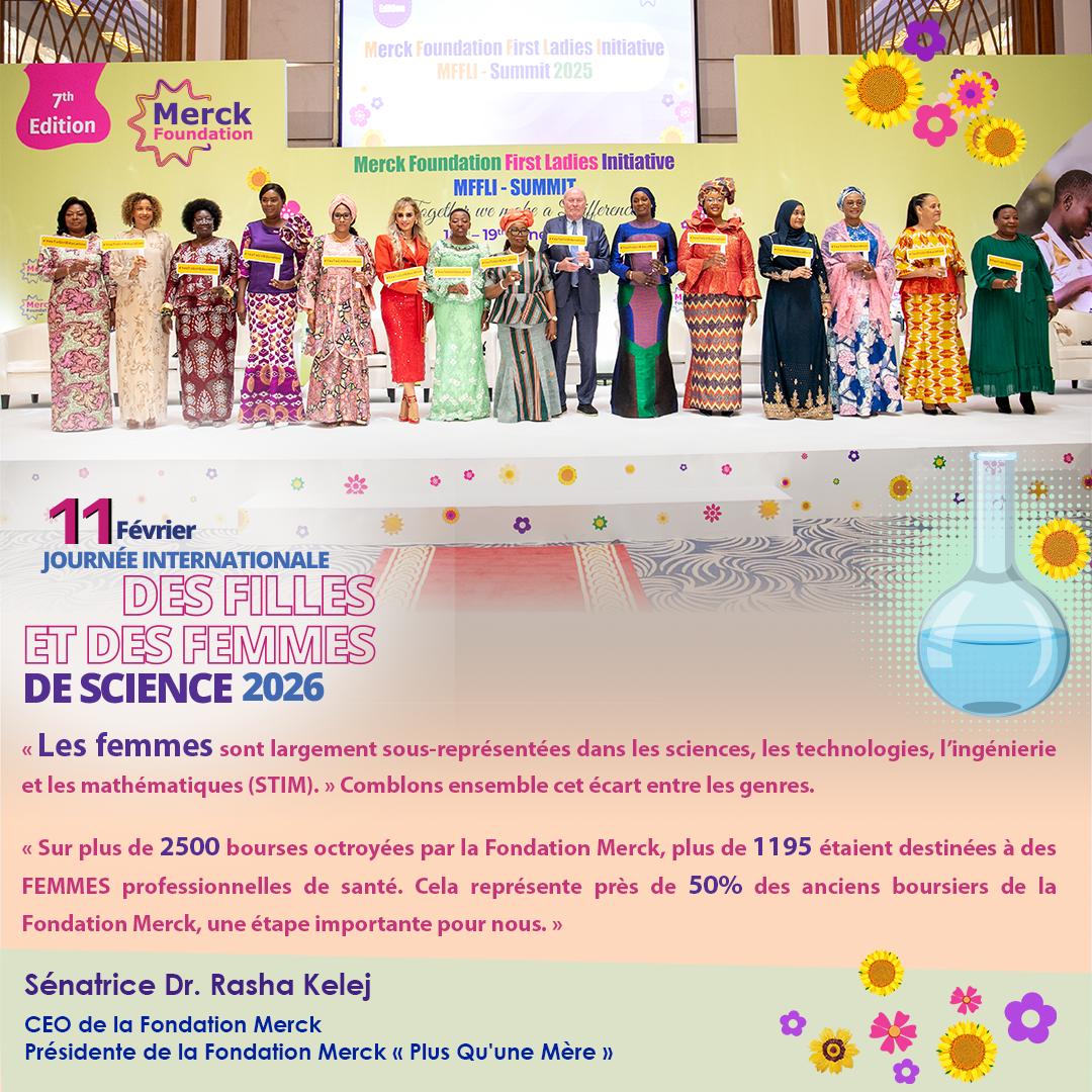 Message from Senator, Dr. Rasha Kelej, CEO of Merck Foundation on International Day of Women and Girls in Science 2026