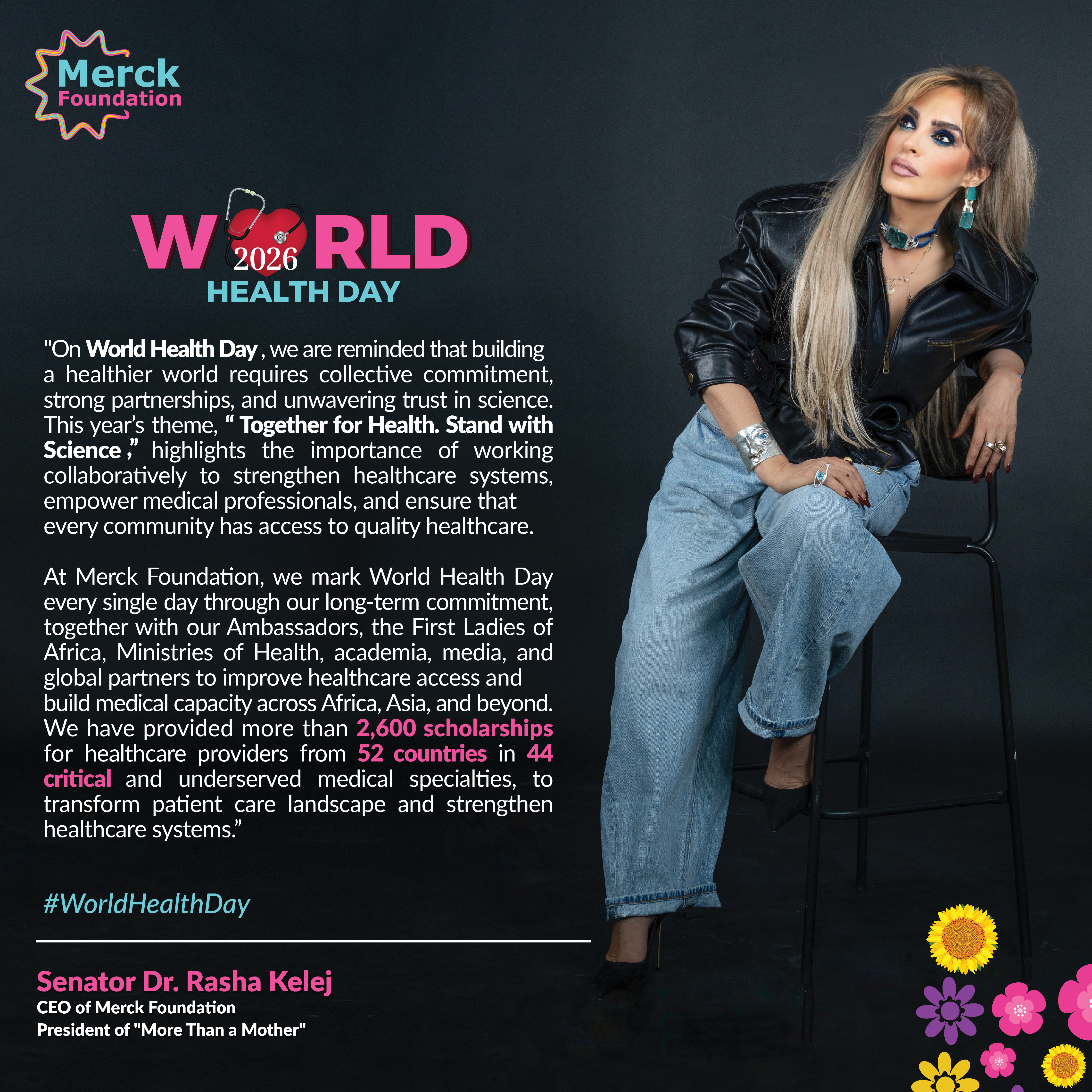 Merck Foundation Marks ‘World Health Day’ 2026 – Transforming Patient Care in Africa and Beyond through 2600+ Scholarships for Healthcare Providers From 52 Countries