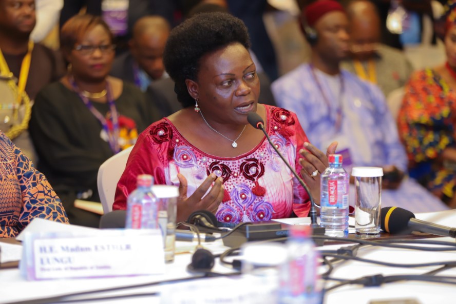 Hon. Sarah Opendi with other African First Ladies during the Merck Foundation First Ladies Initiative Summit at the Merck Africa Asia Luminary 2019
