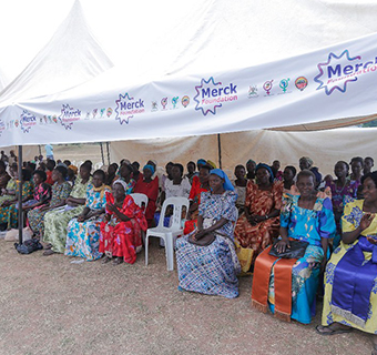 Dr. Rasha Kelej, CEO Merck Foundation and President of Merck More Than a Mother visits Ugandan Childless women with Hon. Sarah Opendi, Minister of State of Health Uganda to continue their support for the Heroines of ?Merck More Than a Mother