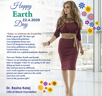 Message from Dr. Rasha Kelej, CEO of Merck Foundation for Earth Day