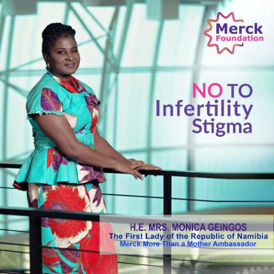 H.E. Mrs. MONICA GEINGOS, The First Lady of Republic of Namibia and Ambassador of Merck More Than a Mother