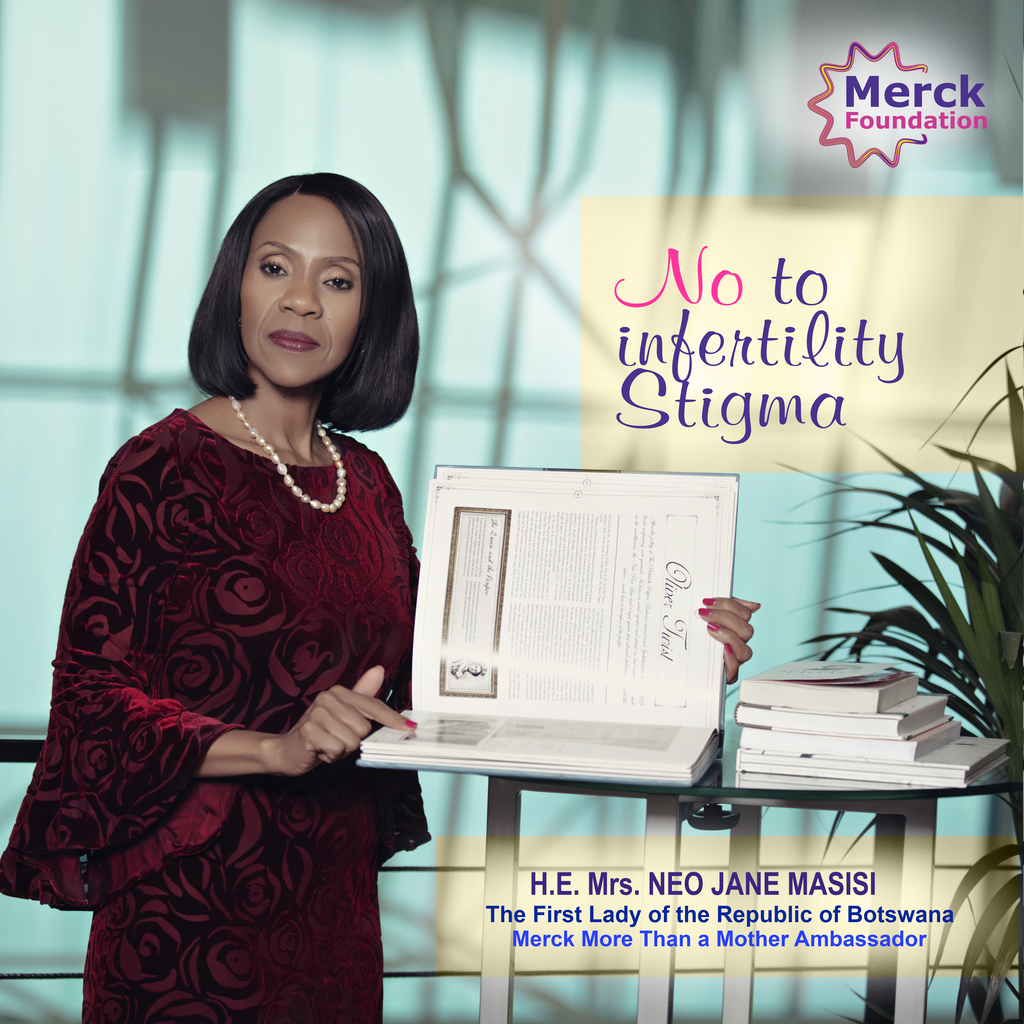 H.E. Mrs. NEO JANE MASISI, The First Lady of Republic of Botswana and Ambassador of Merck More Than a Mother
