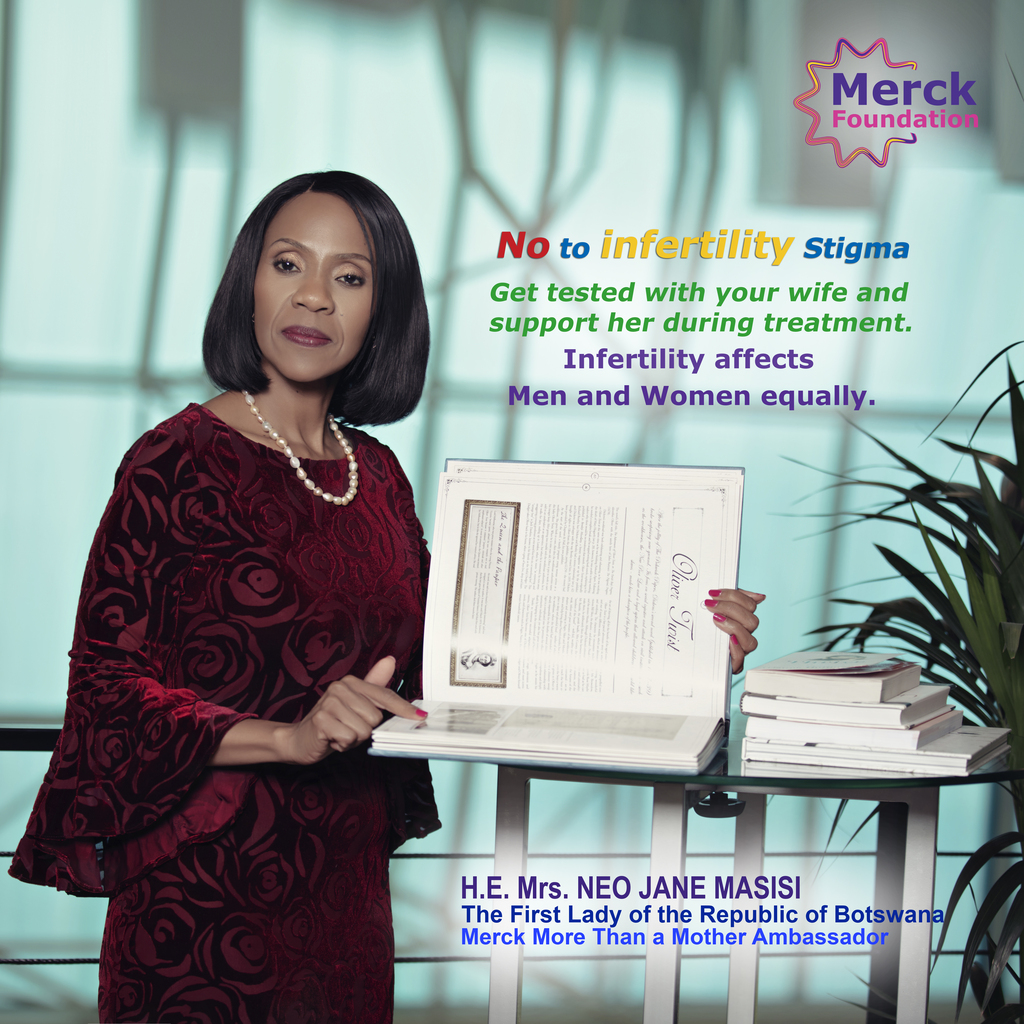 H.E. Mrs. NEO JANE MASISI, The First Lady of Republic of Botswana and Ambassador of Merck More Than a Mother