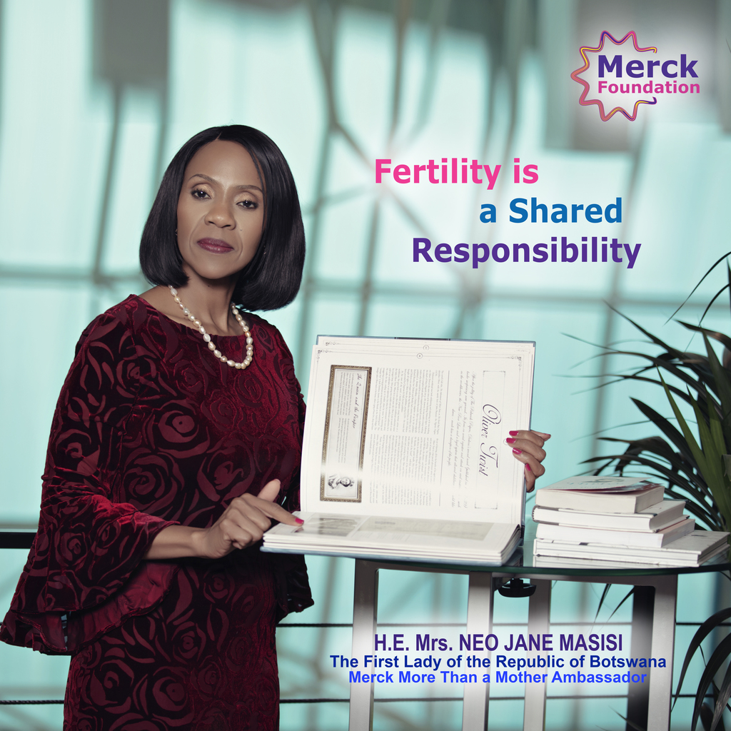 H.E. Mrs. NEO JANE MASISI, The First Lady of Republic of Botswana and Ambassador of Merck More Than a Mother