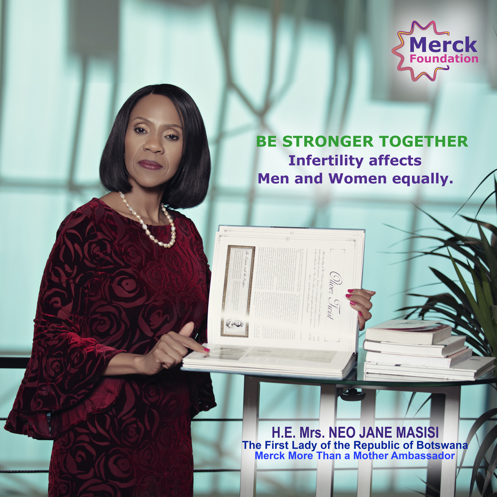 H.E. Mrs. NEO JANE MASISI, The First Lady of Republic of Botswana and Ambassador of Merck More Than a Mother