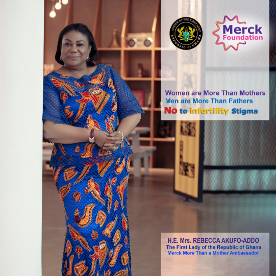 H.E. Mrs. REBECCA AKUFO-ADDO, The First Lady of Republic of Ghana and Ambassador of Merck More Than a Mother